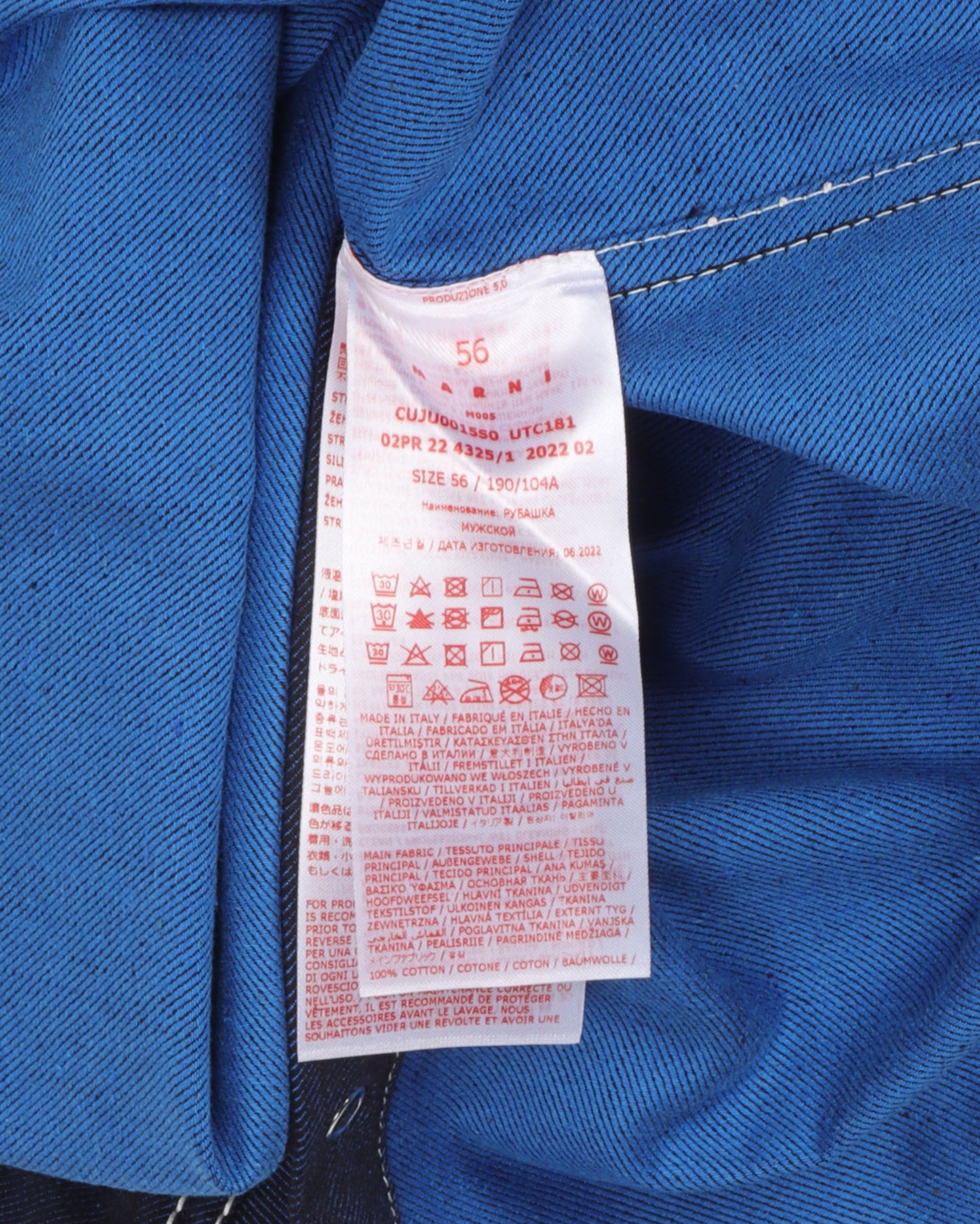 Contrast Stitching Shirt