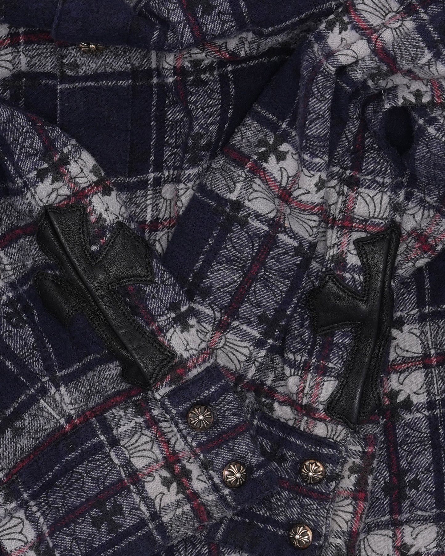 Cross Patch Loose Ends Flannel Shirt