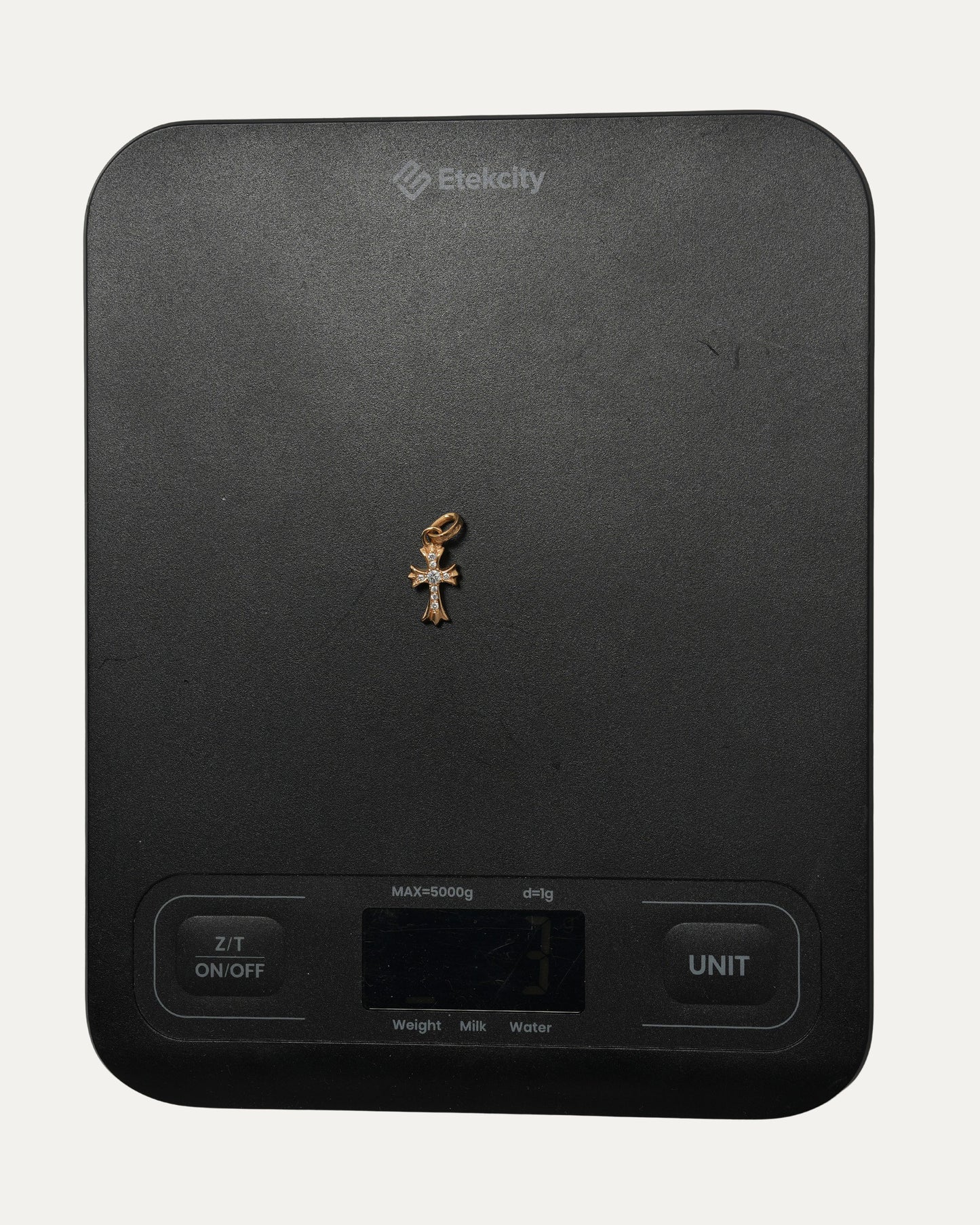 22k Gold and Diamond Baby Fat Pendant