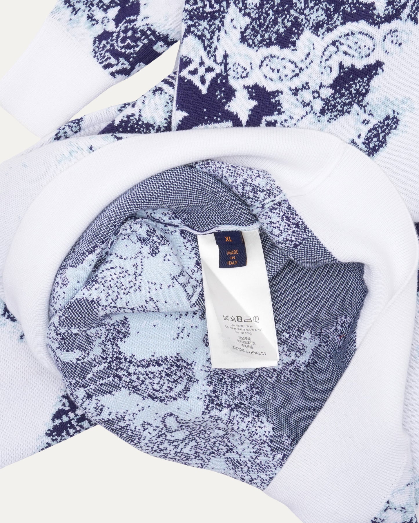 Bandana Monogram Intarsia Knit Sweater