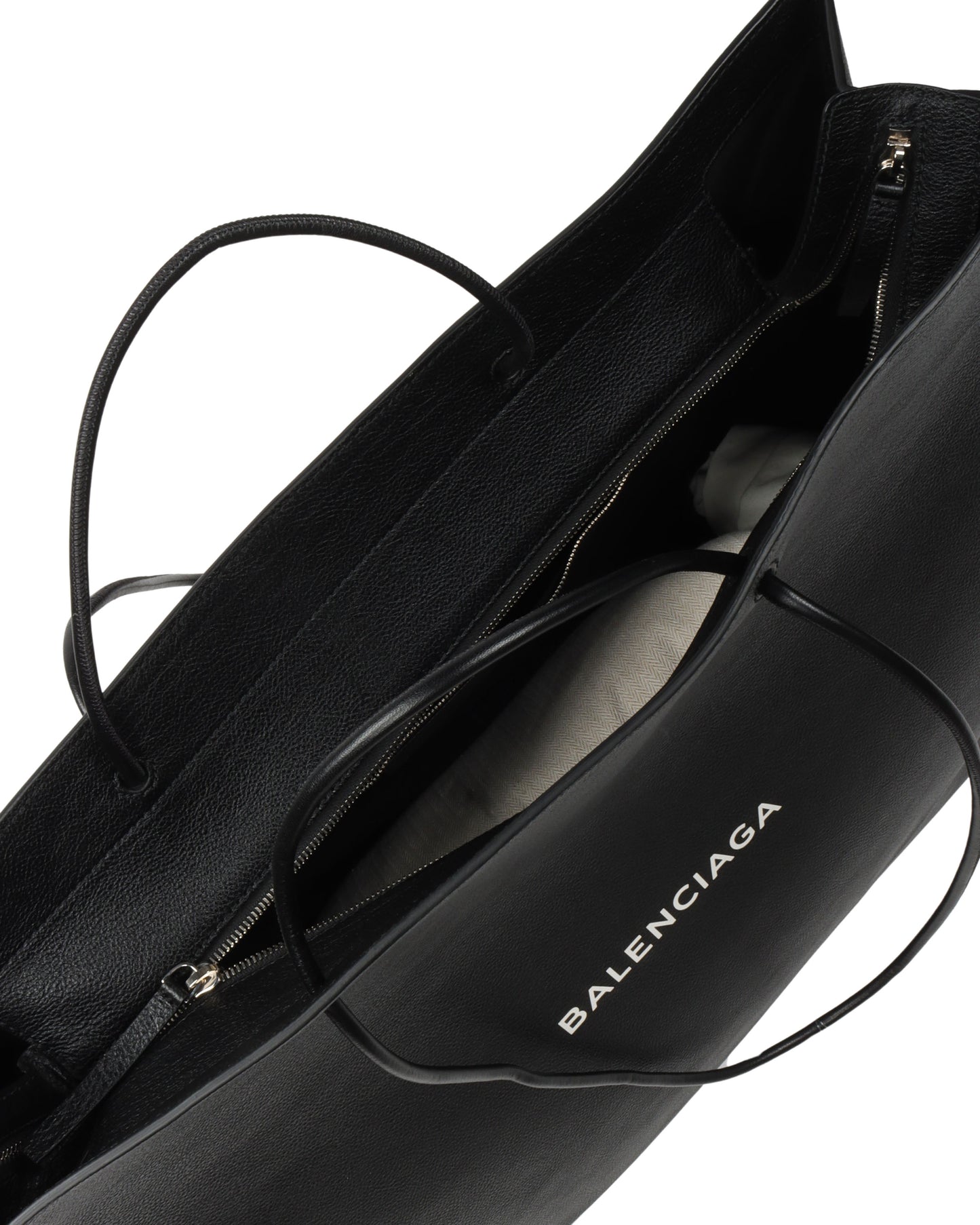 Leather Shopping Tote Bag