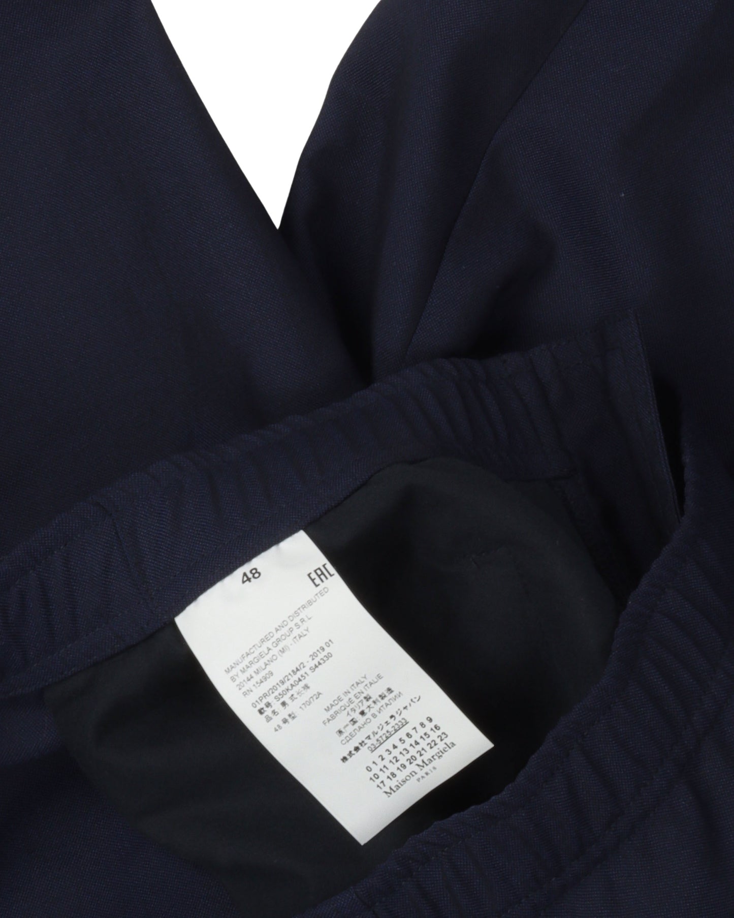 Zipper Pleated Trousers