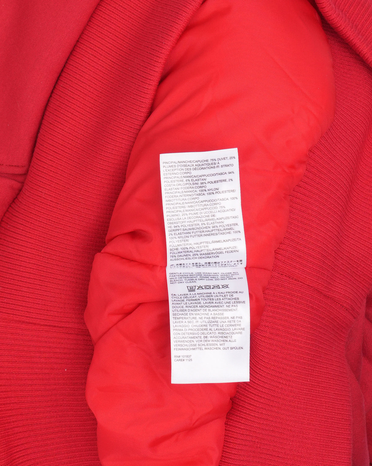 The North Face Filled Zip Up Hooded Sweatshirt