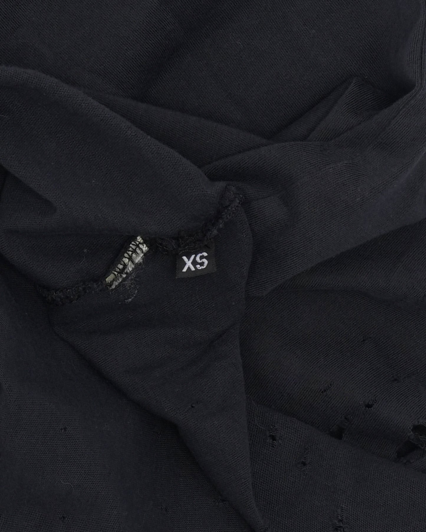 Classic Logo Distressed Cut Off T-Shirt