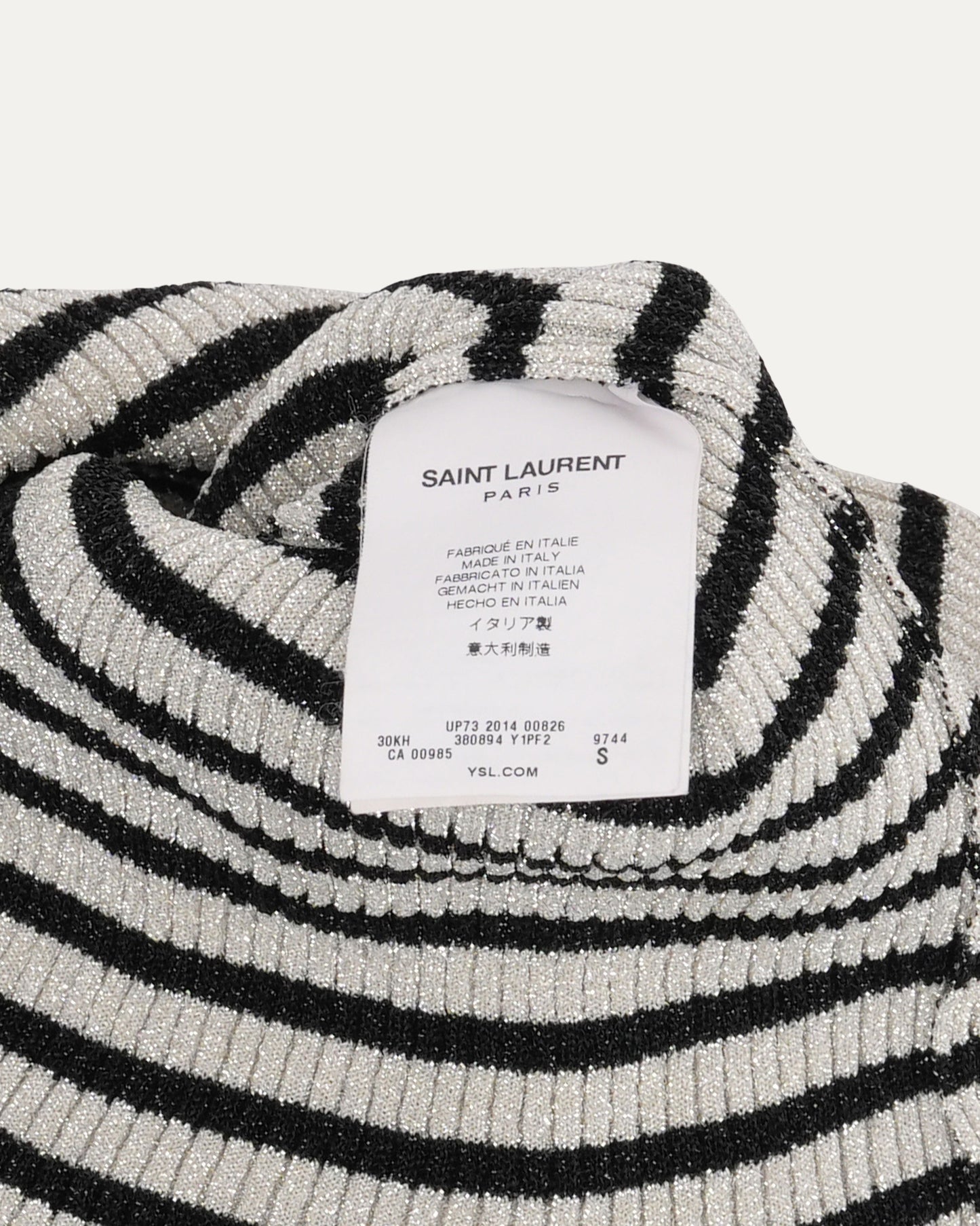 Scoop Neck Ribbed Striped Top