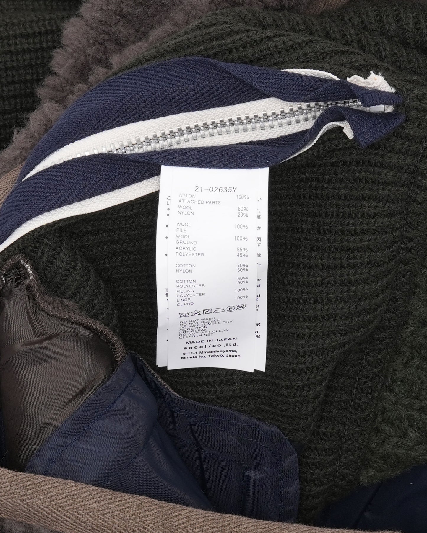 Multi Textured Bomber Jacket