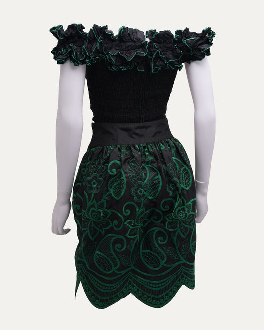 Embroidered Silk Set