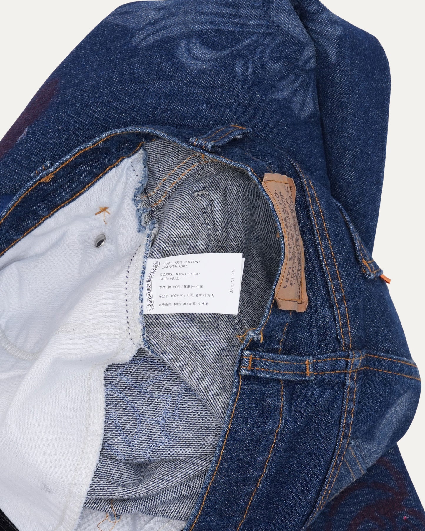 Levi's Cross Patch Stencil Jeans