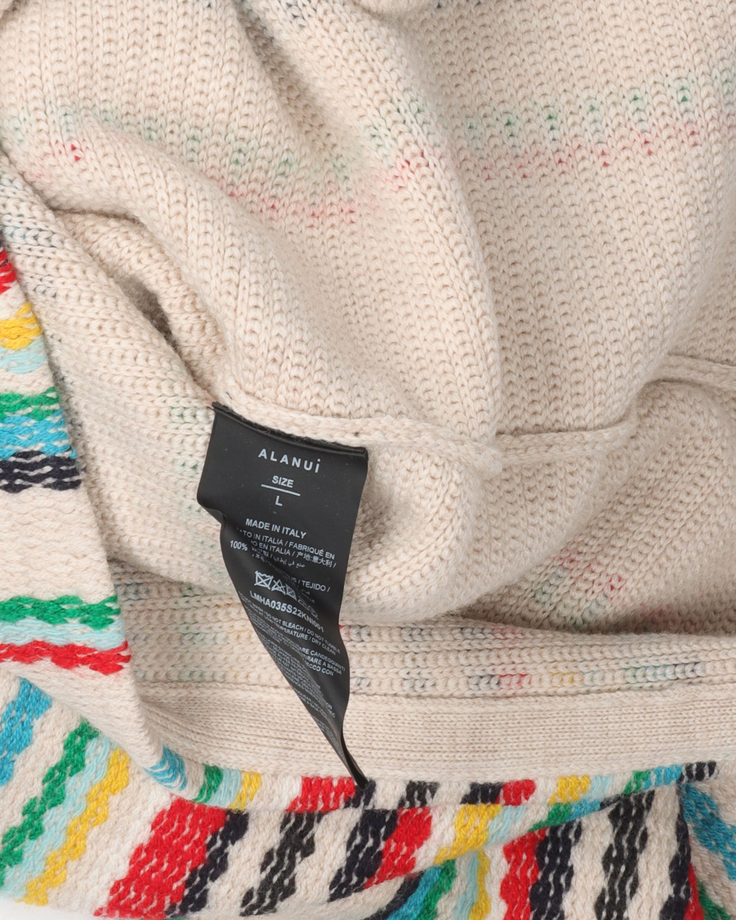 Striped Hooded Poncho