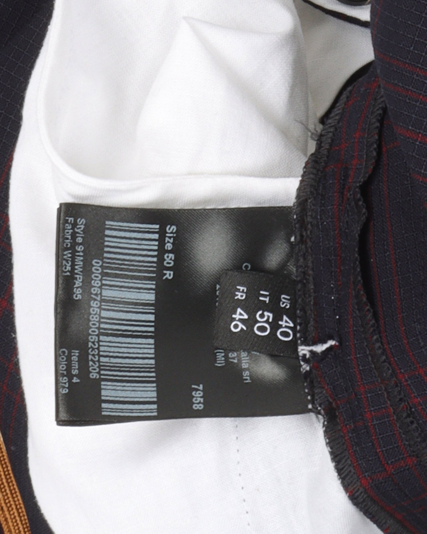 Plaid Pleated Side Stripe Pants