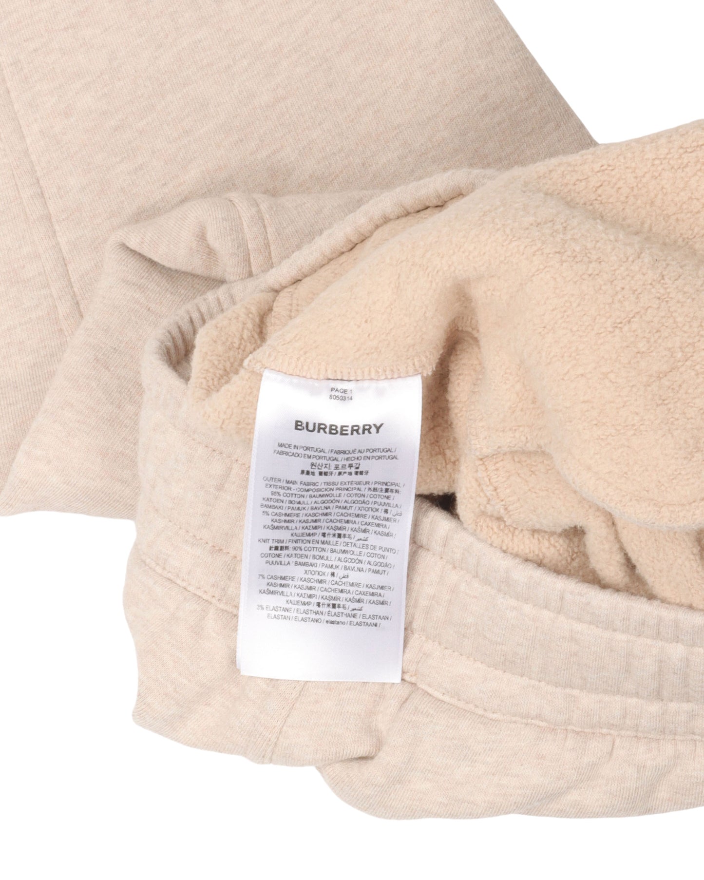 Cashmere Blend Sweatpants