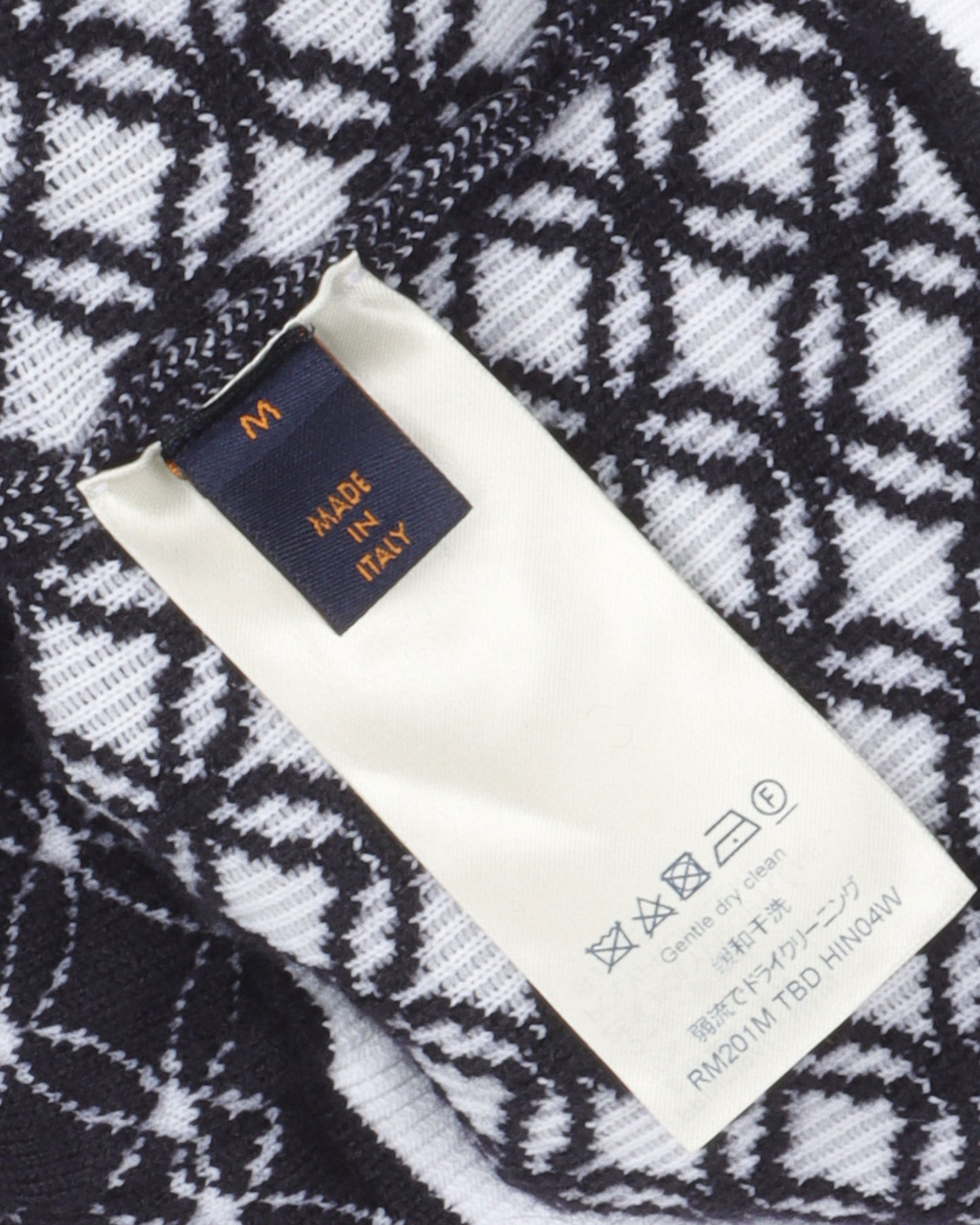 Patterned Knit Hoodie