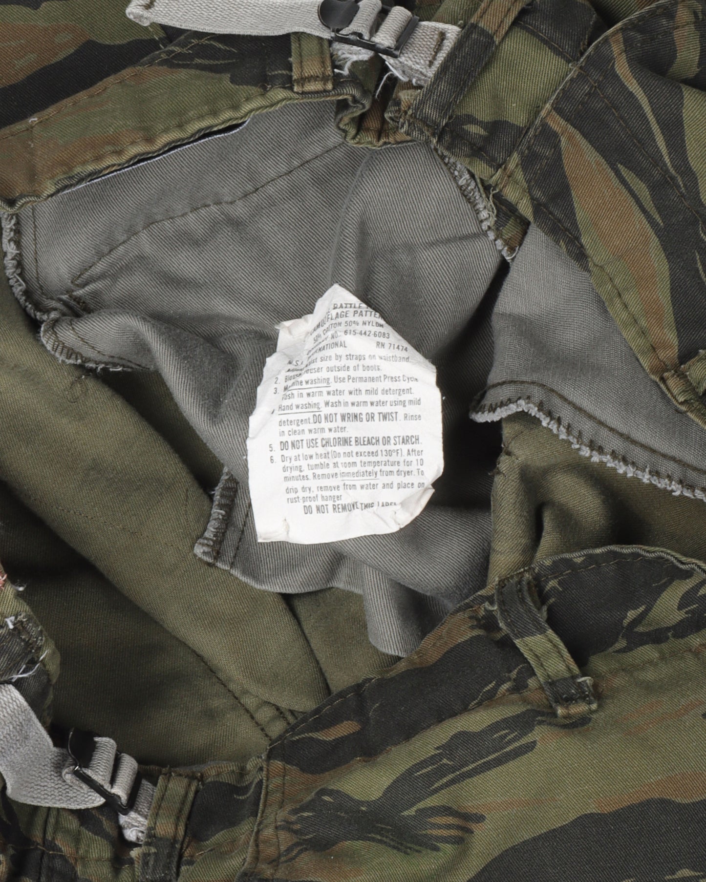 Tiger Camouflage La Flare Cargo Pants