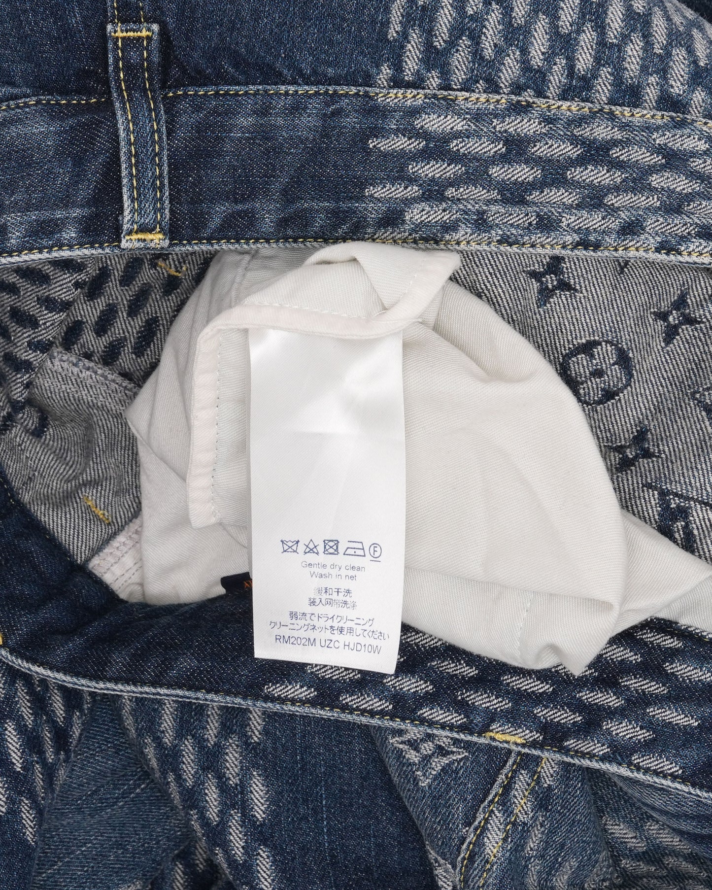 Nigo Giant Damier Waves Monogram Jeans