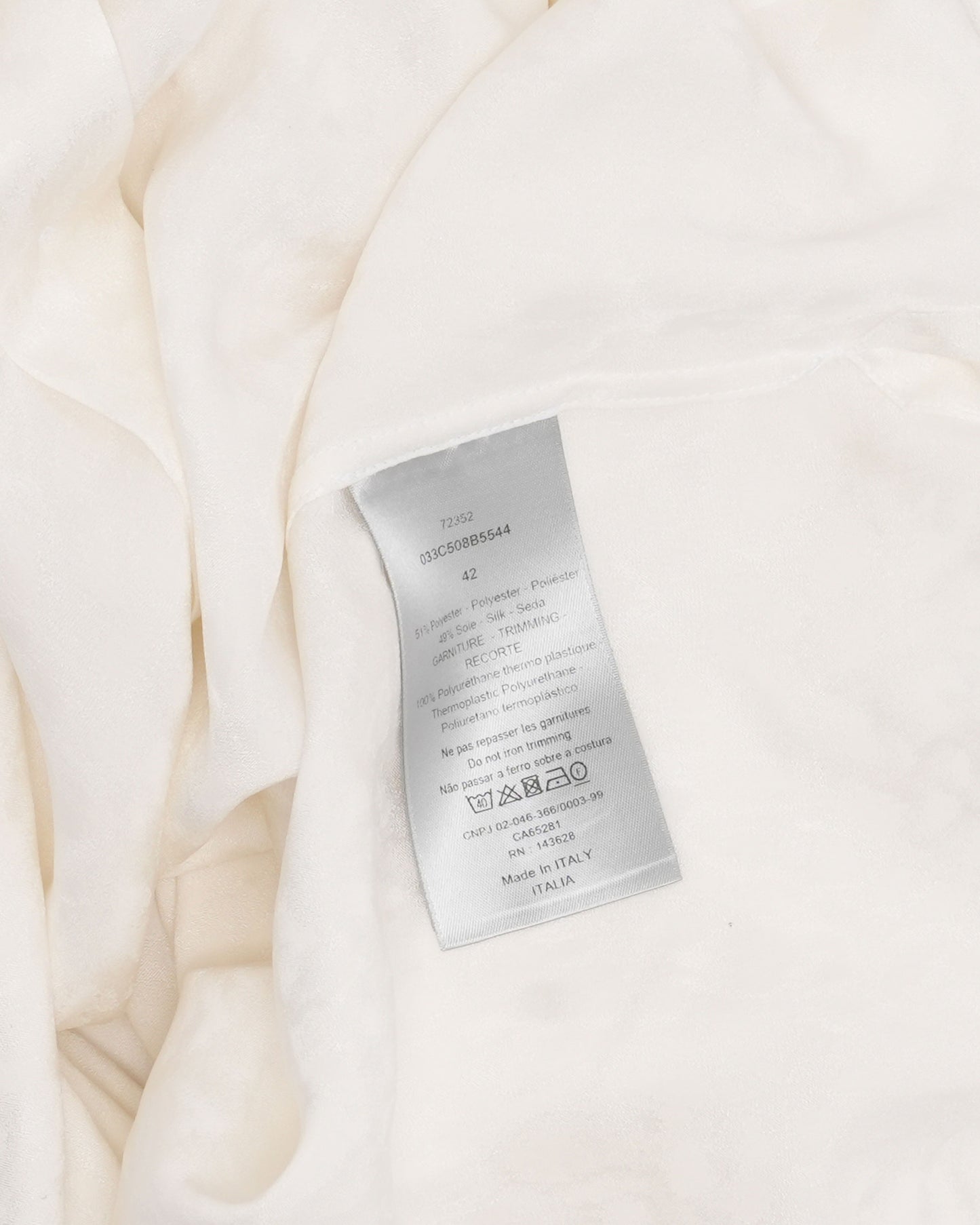 Tonal Leopard Silk Blend Short Sleeve Shirt