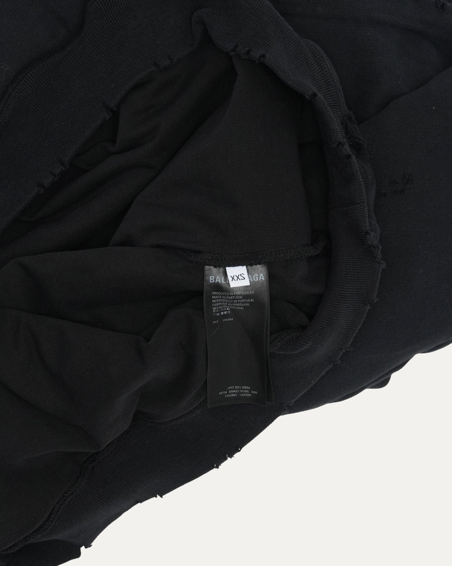 Layered Distressed Hoodie