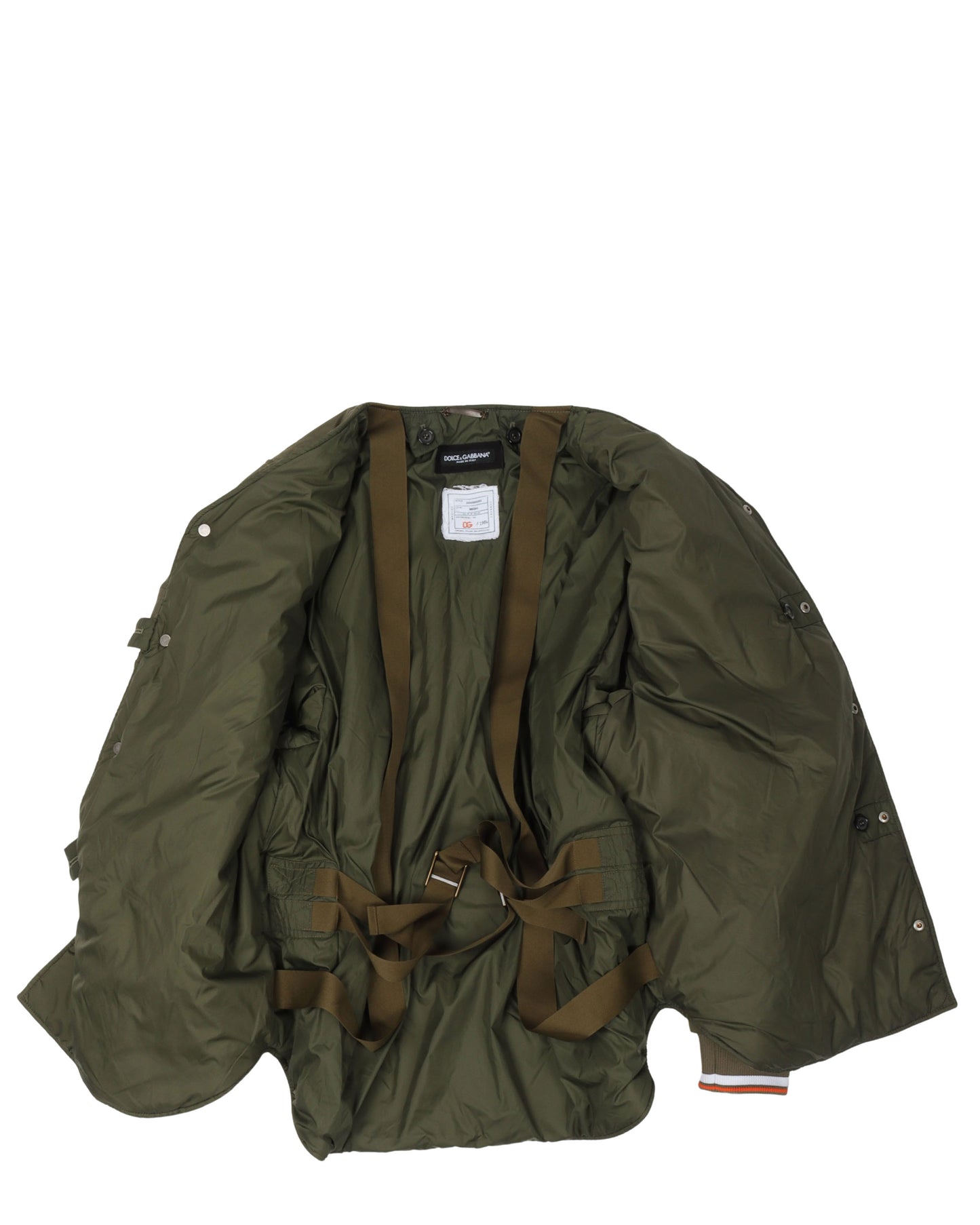 Patched Padded Liner Jacket