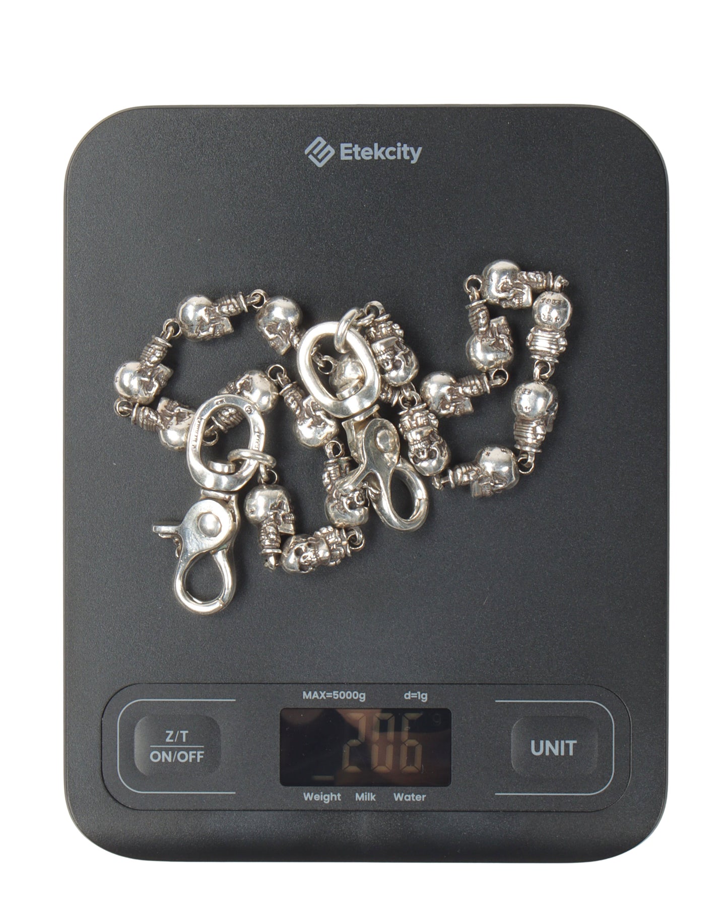 Delphino Foti Skull Wallet Chain