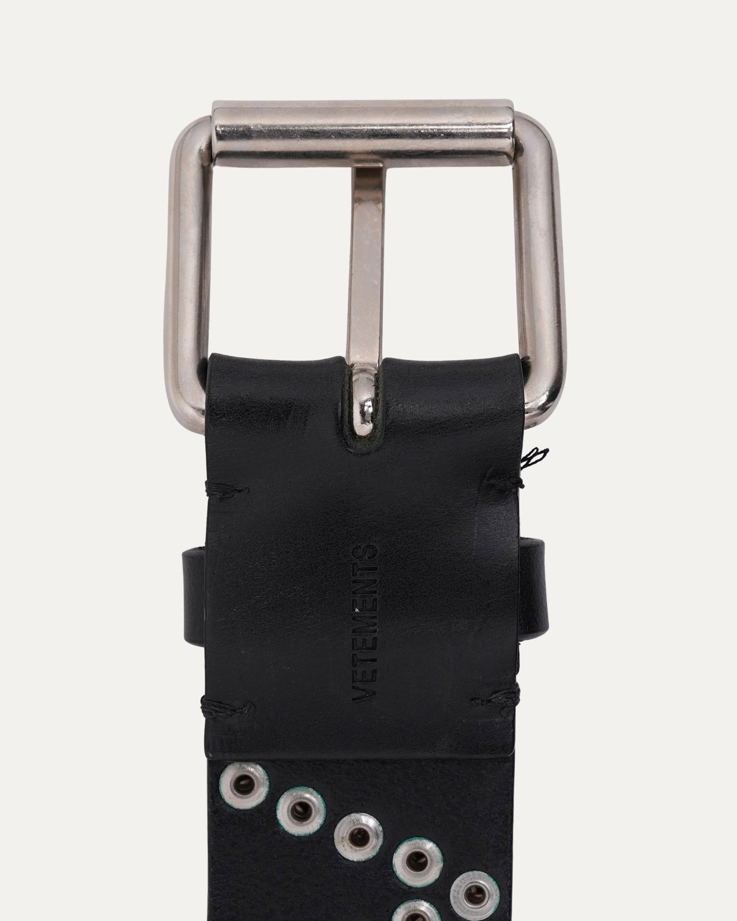 Studded Spellout Belt Choker