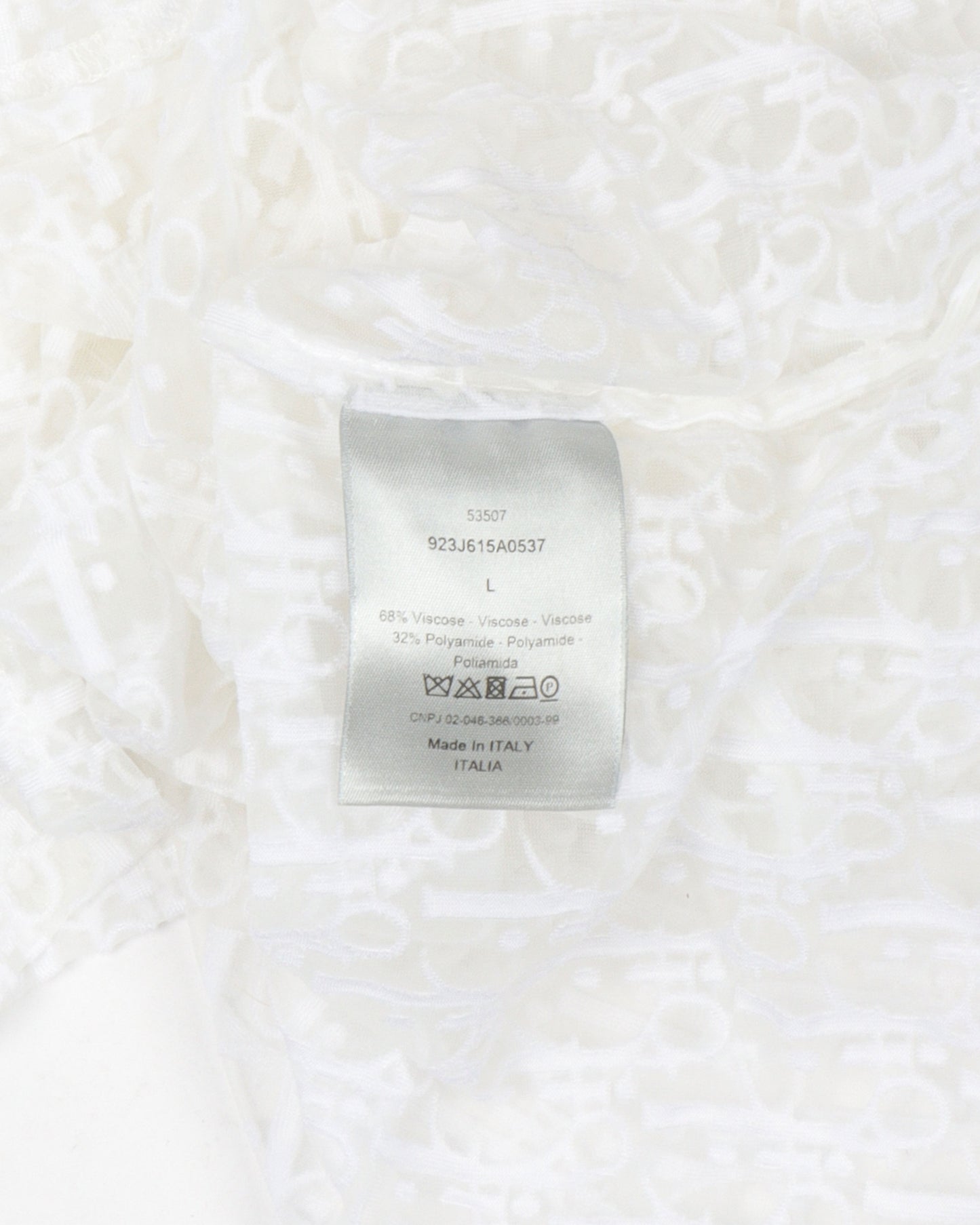 Oblique Transparent Shirt