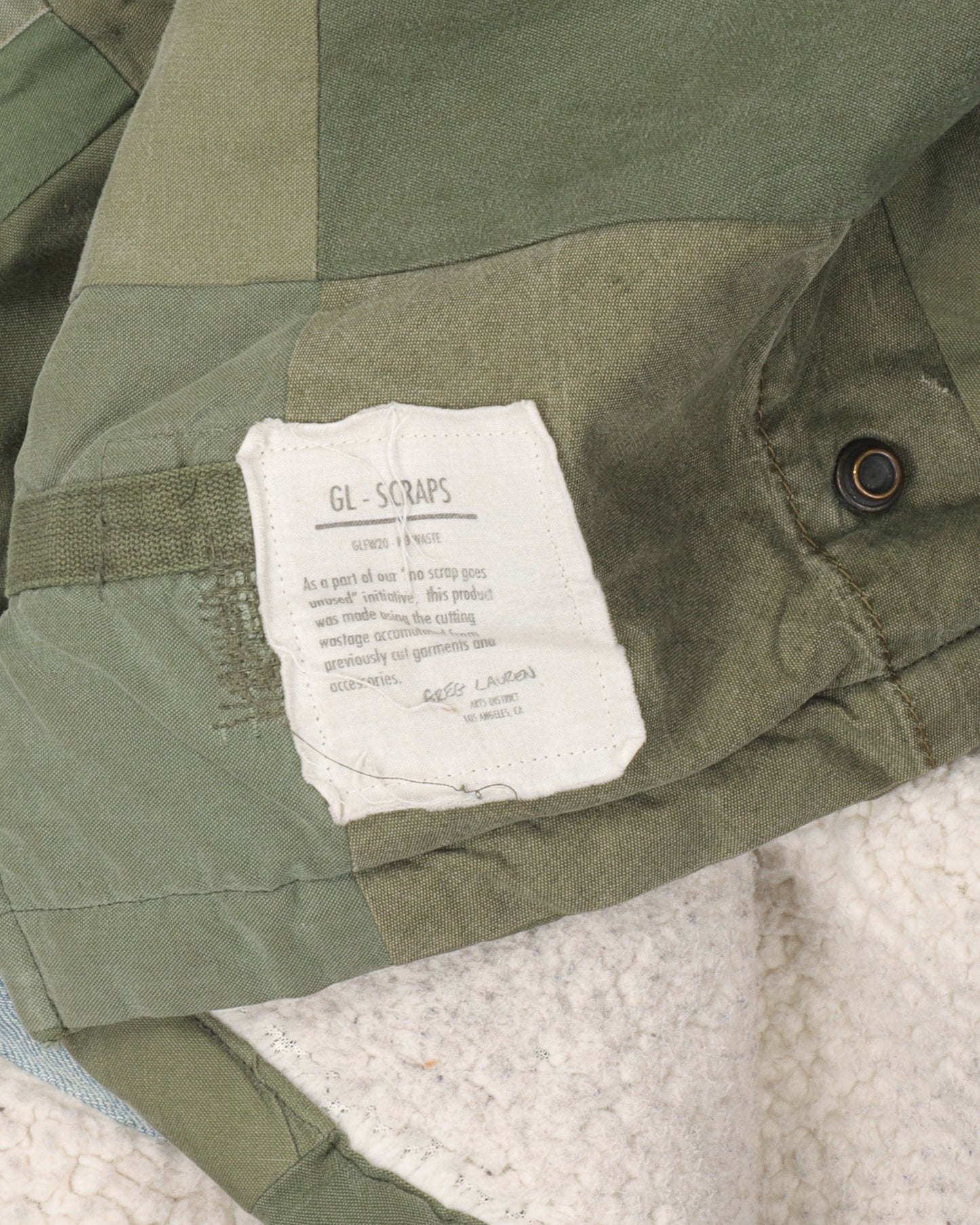 GL-Scraps Shearling Jungle Cardigan