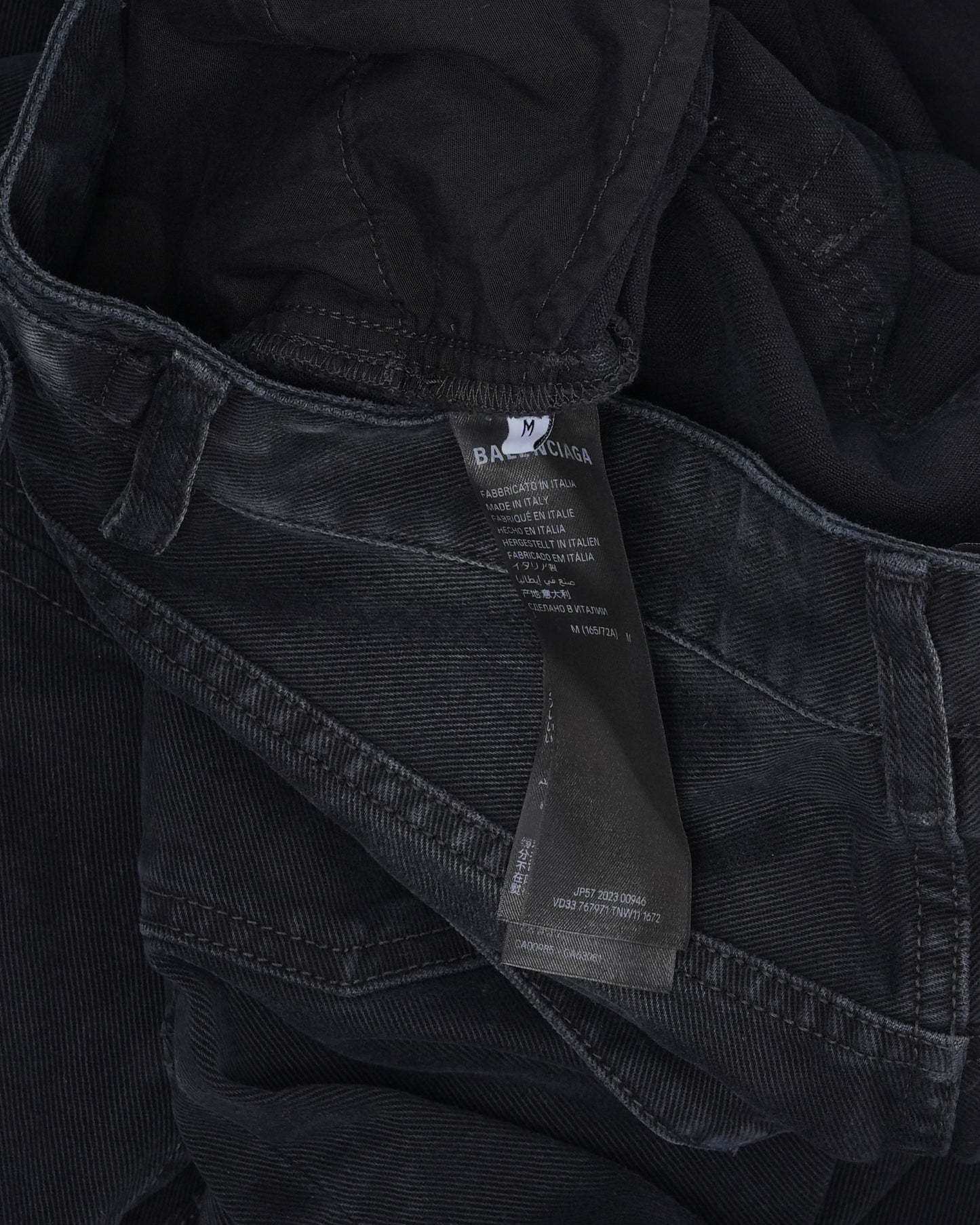 Distressed Cargo Jeans