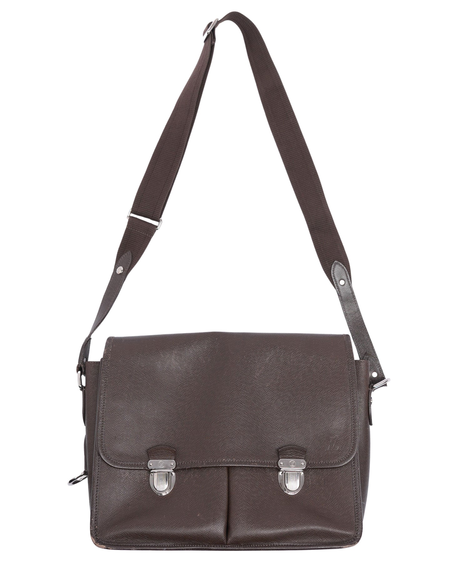 Taiga Leather Alexei Messenger Bag