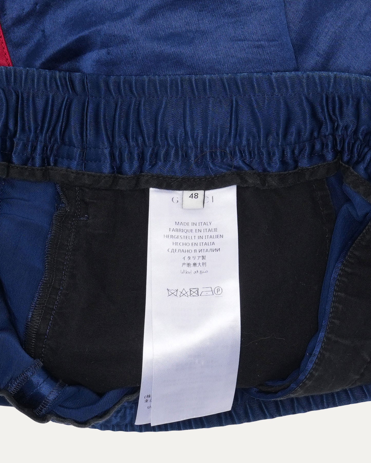 Logo Tape Acetate Shorts