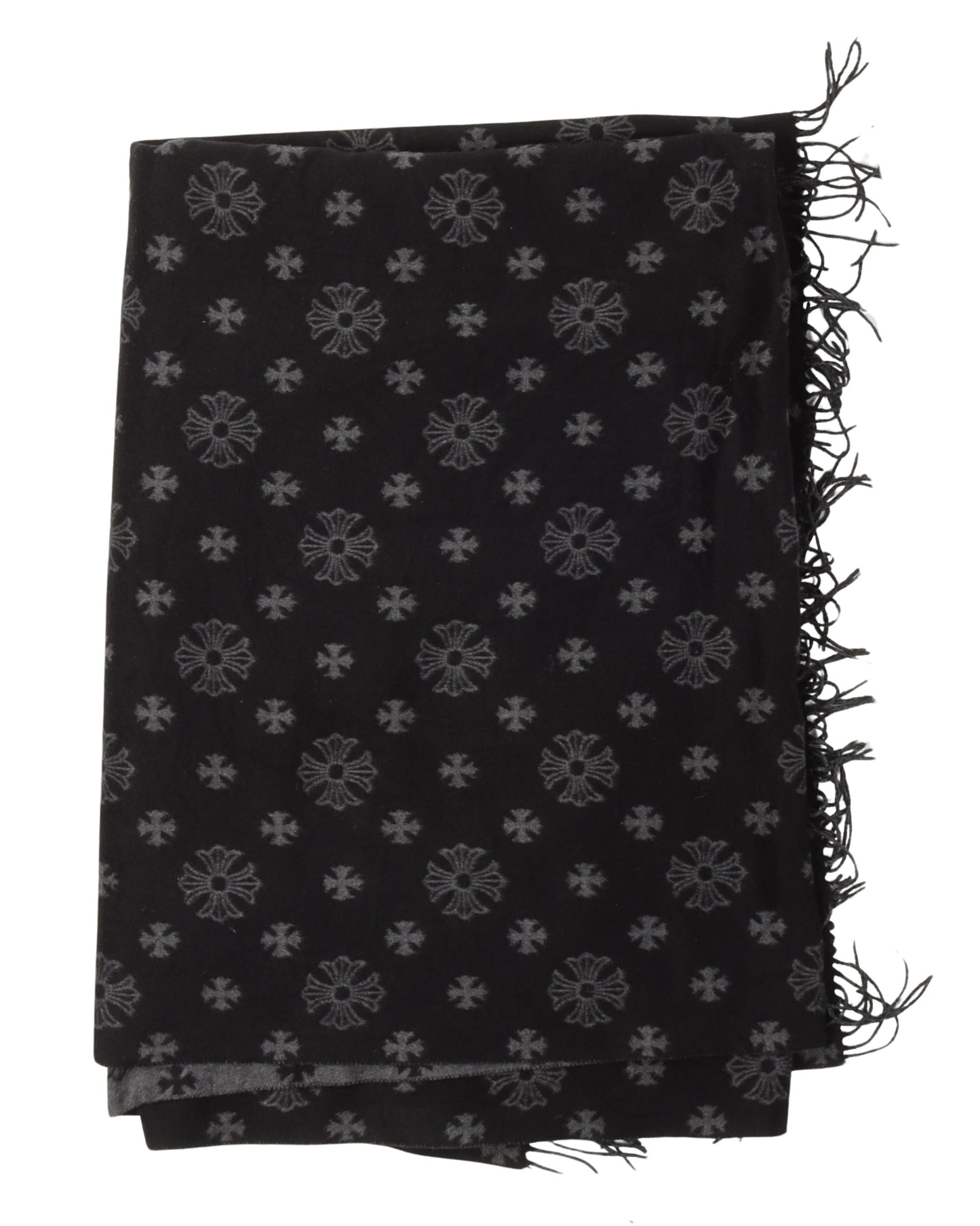 Cashmere Plus Cross Motif Blanket