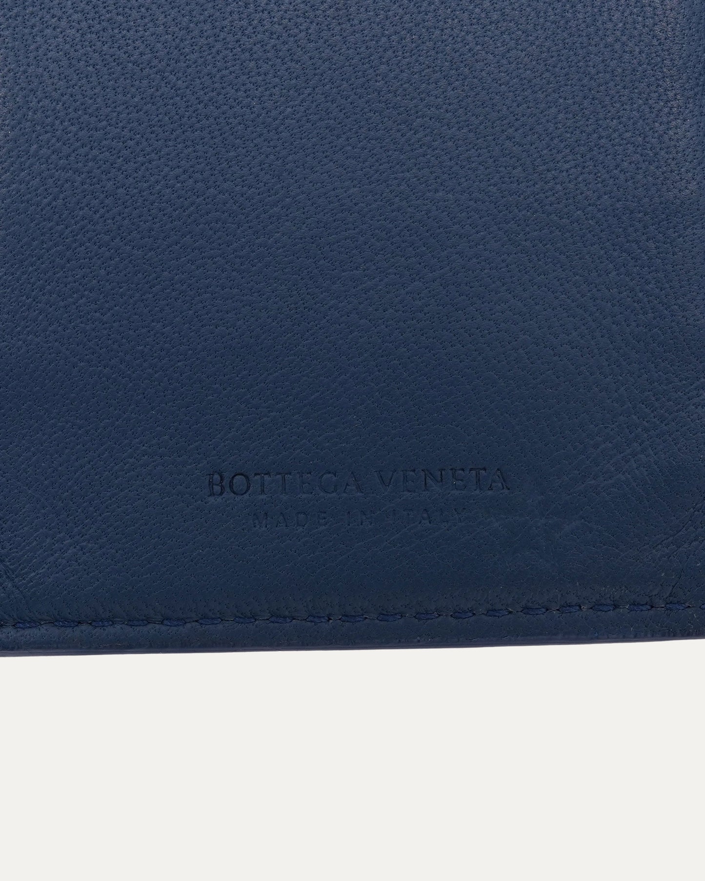 Intrecciato Croc Inlay Long Wallet
