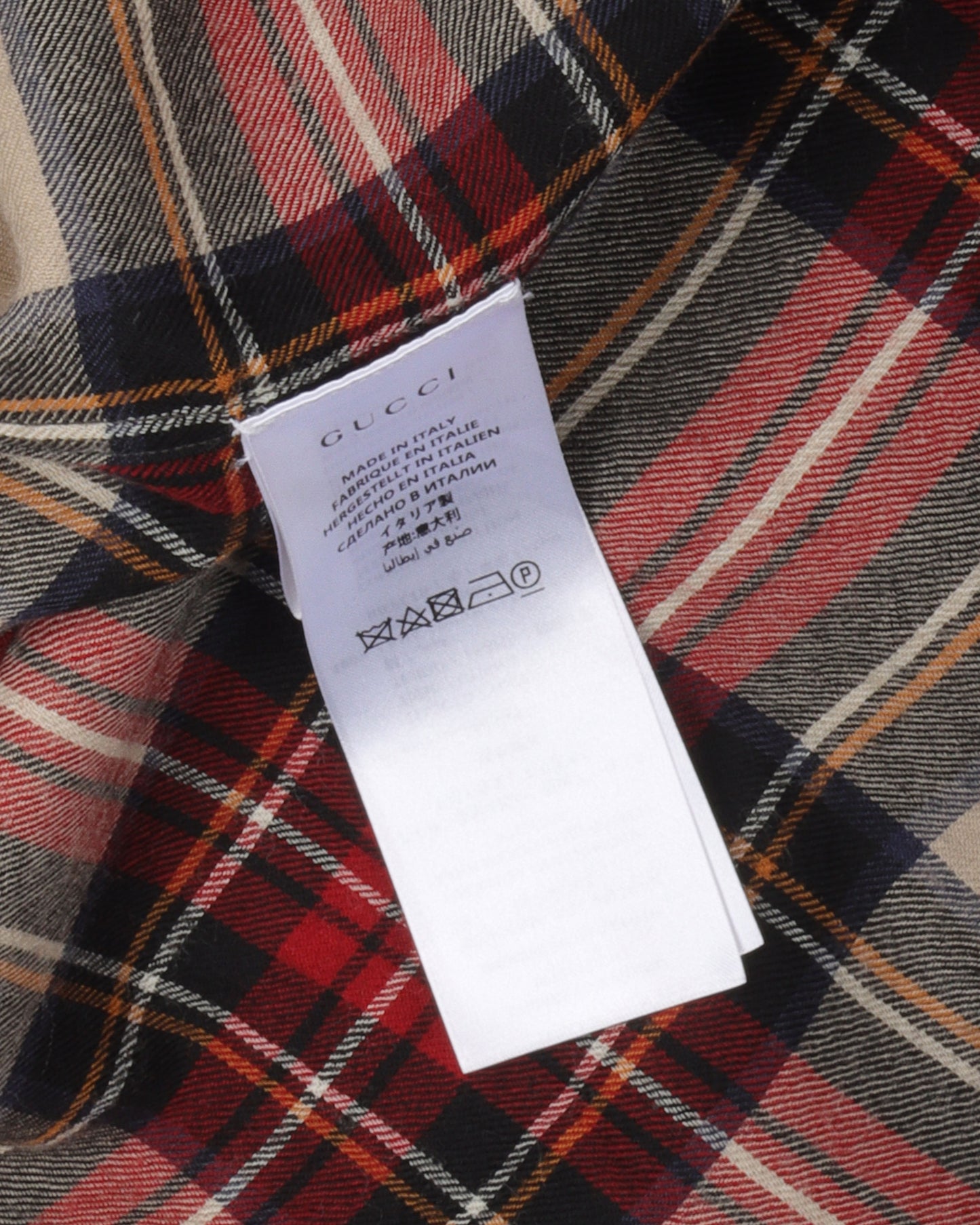 Embroidered Flannel Shirt