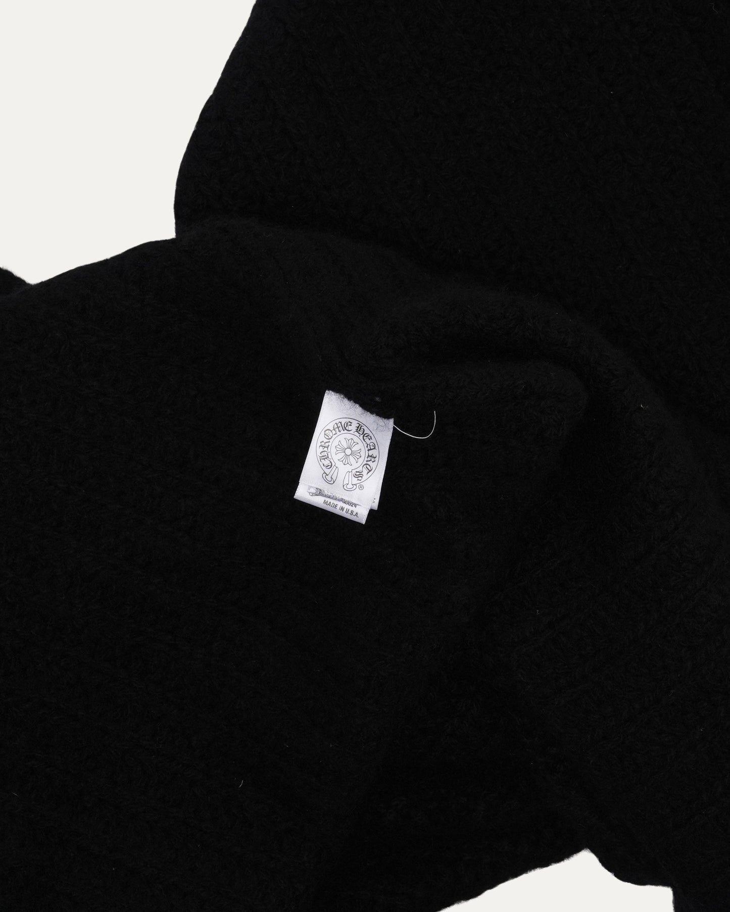 Plus Cross Patch Cashmere Cardigan Sweater