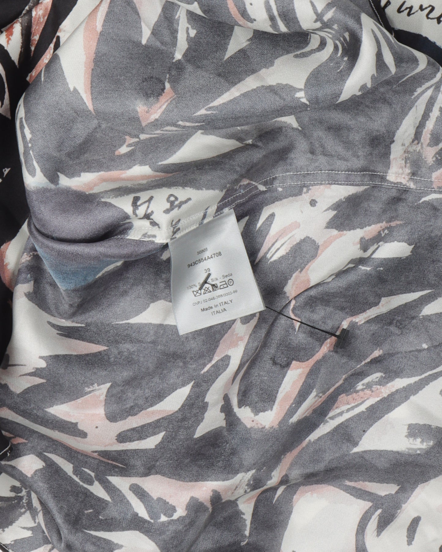 Raymond Pettibon Mona Lisa Silk Shirt