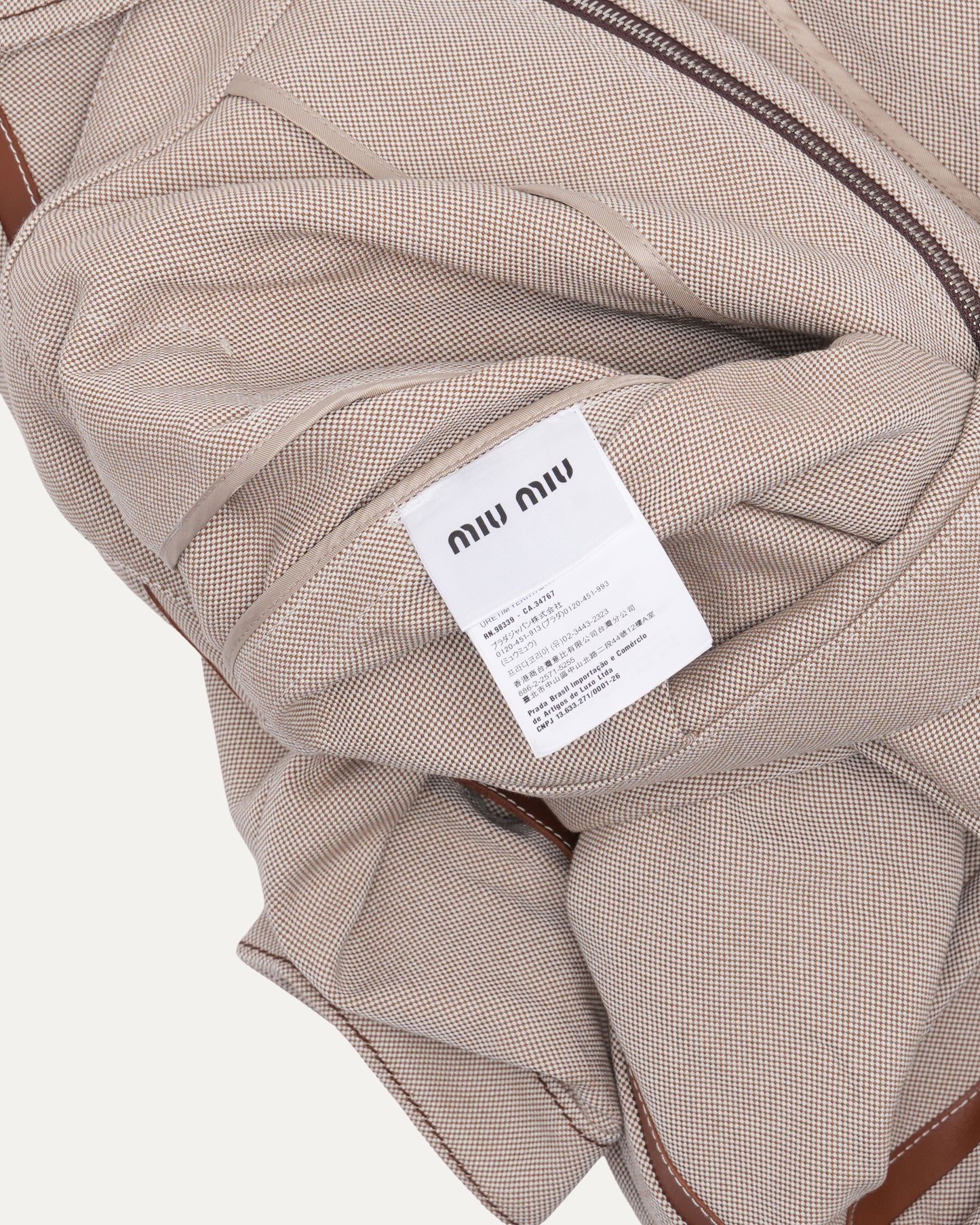 Canvas Zip-Up Jacket