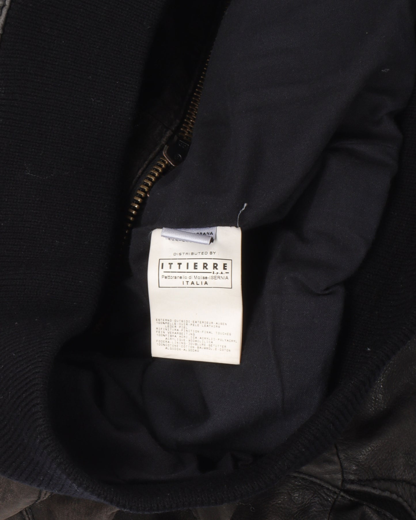 Leather Bomber Jacket