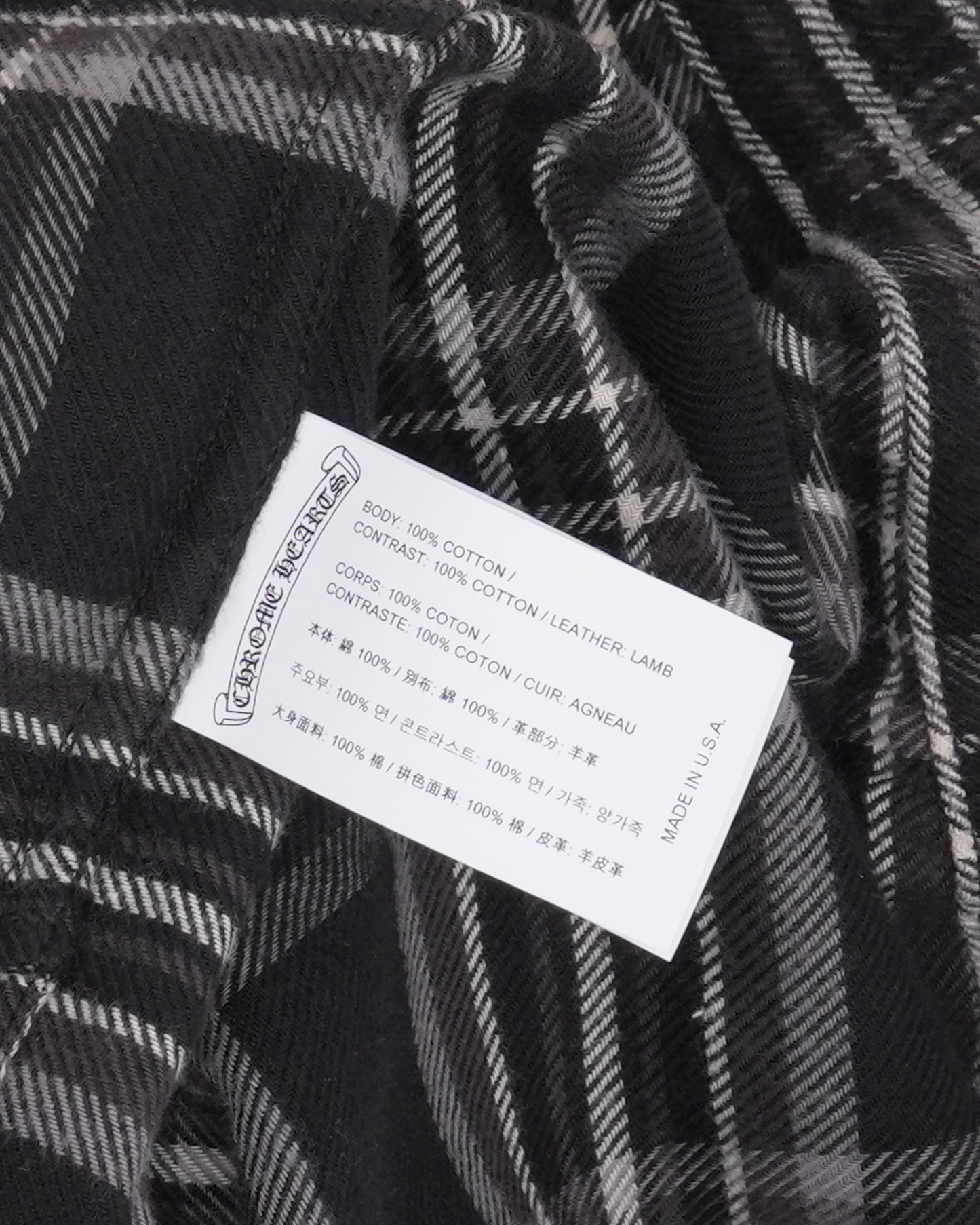 After School Cross Patch Flannel Shorts