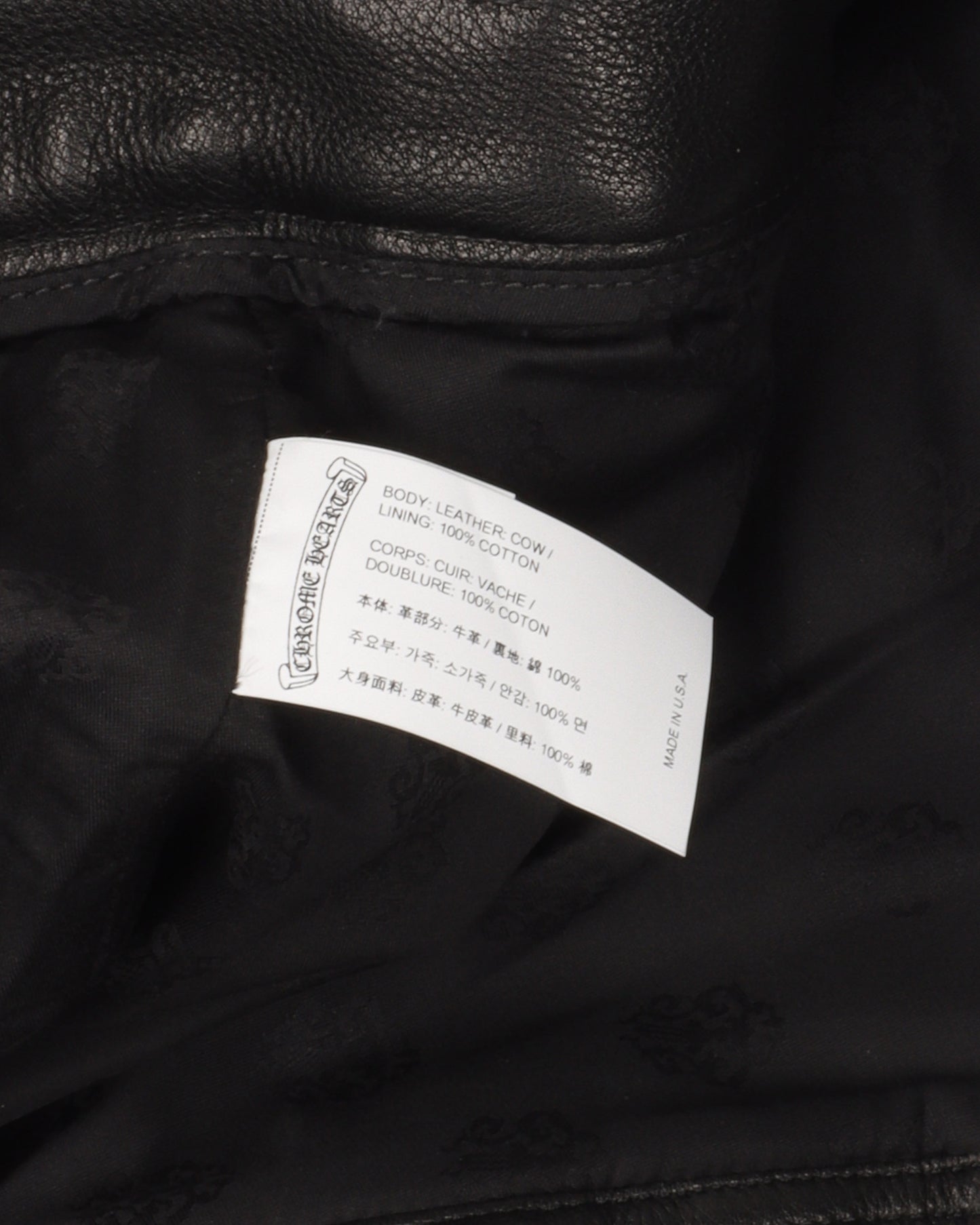 Fleur Knee Cow Leather Pants