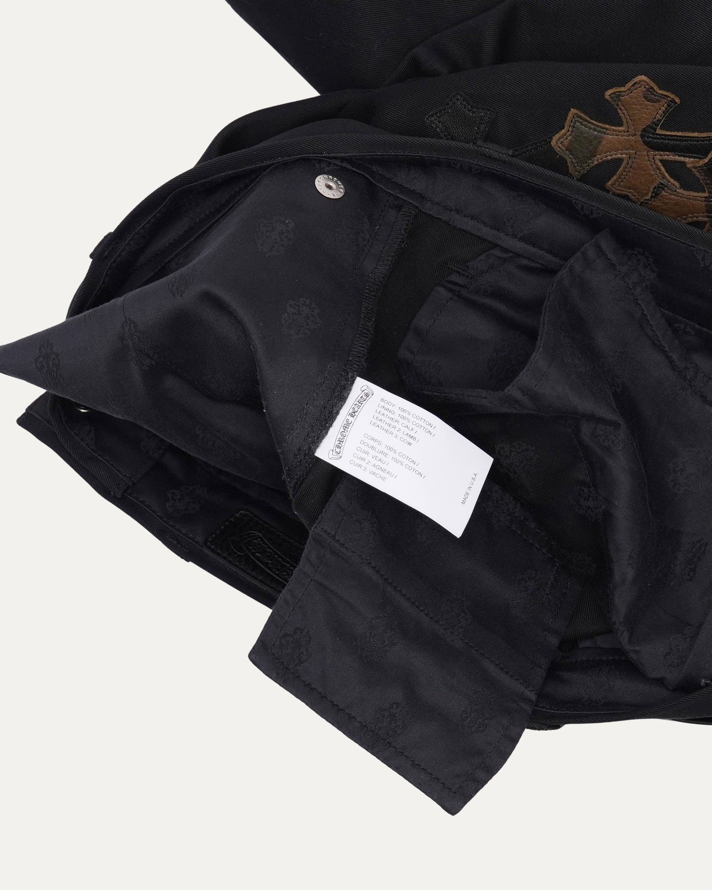 Cross Patch Chino Pants