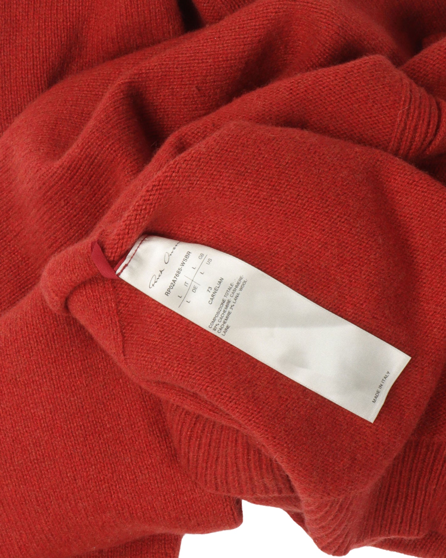 FW21 GETHSMANE Cashmere Blend Knit Hoodie