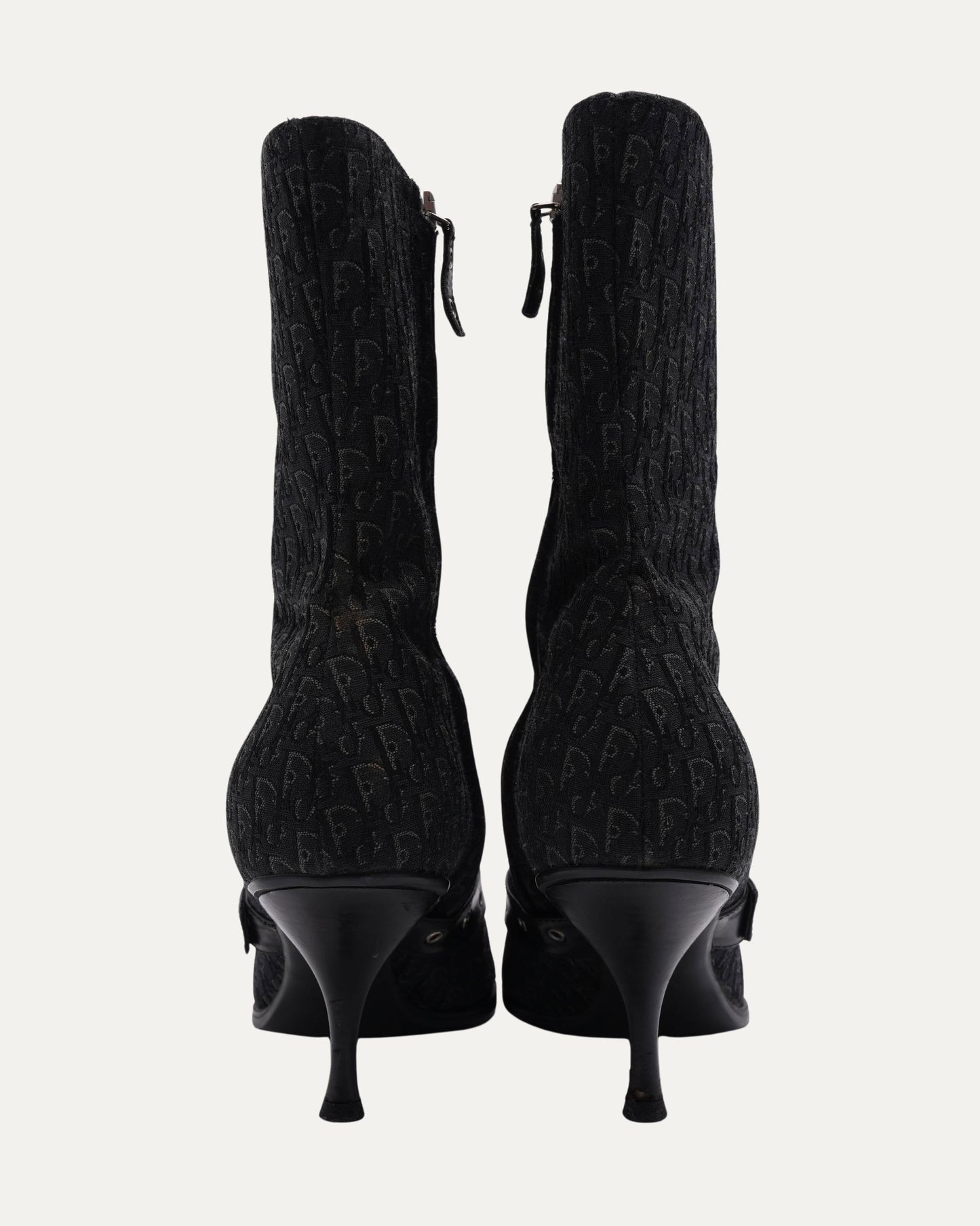 Monogram Buckle Boots