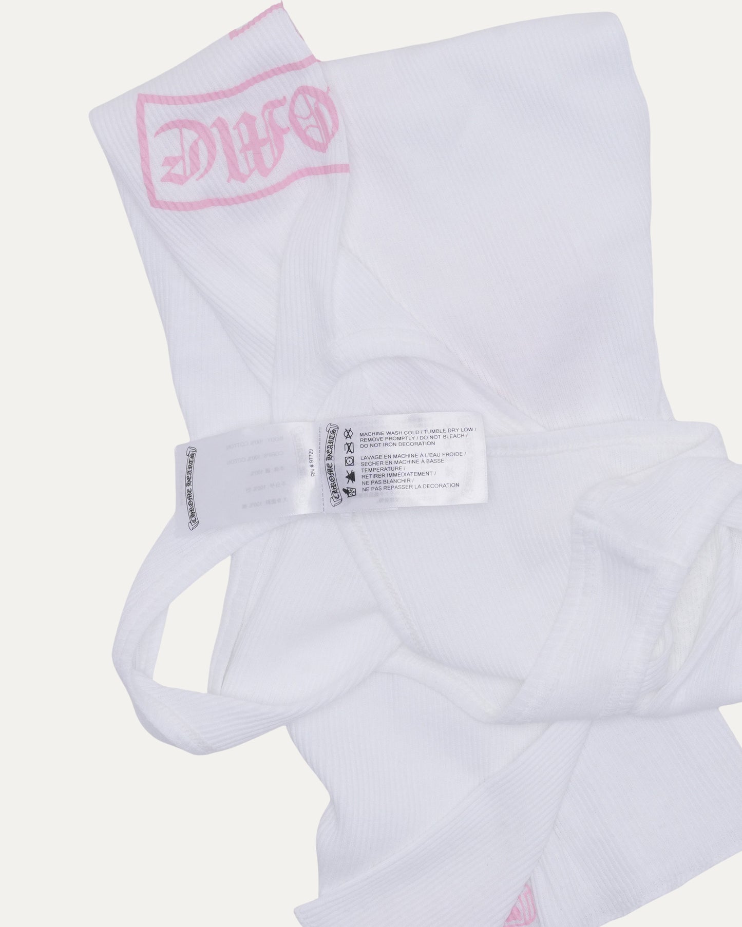 T-Bar Logo Ribbed Tank Top