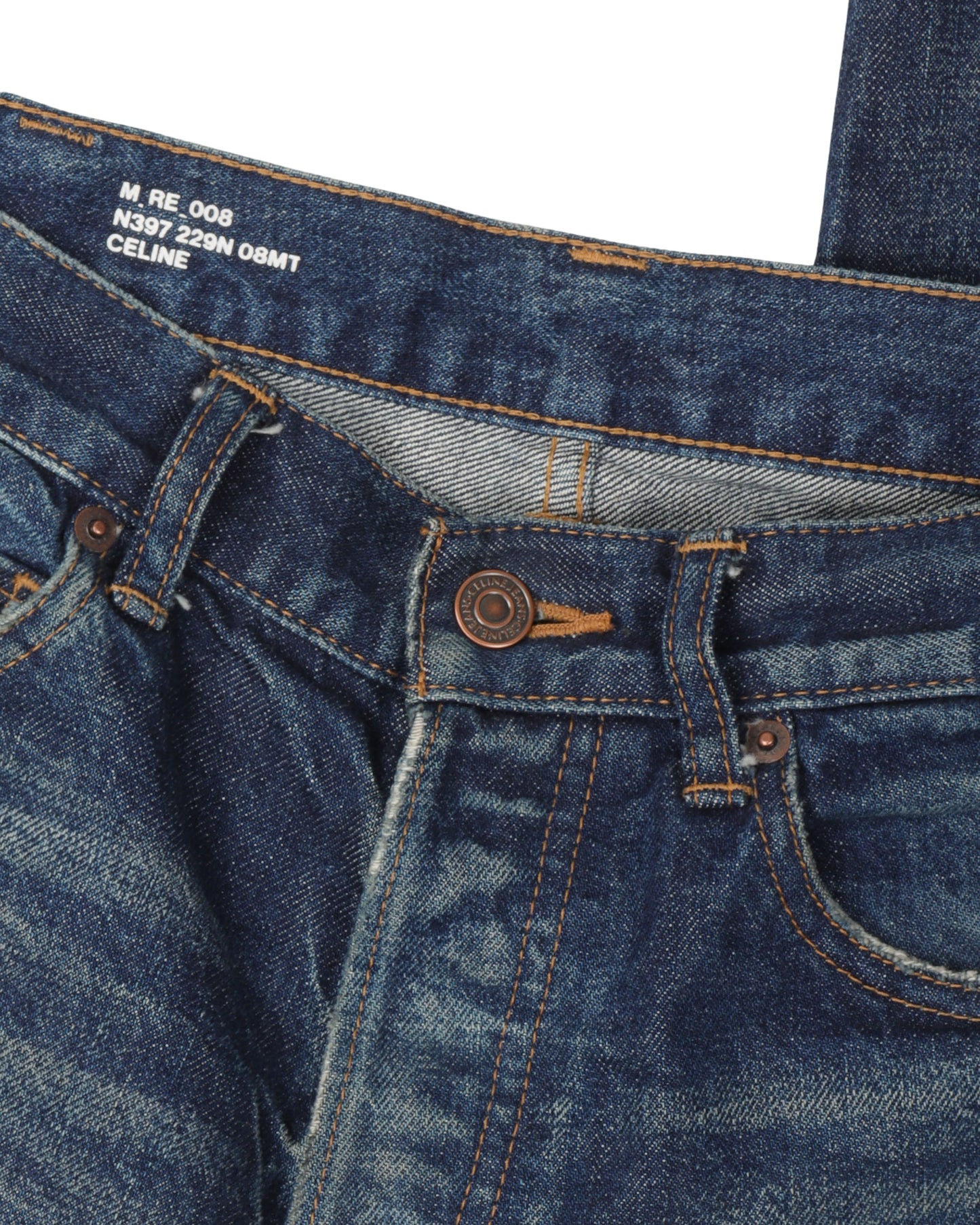 Distressed Moonwash Skater Jeans