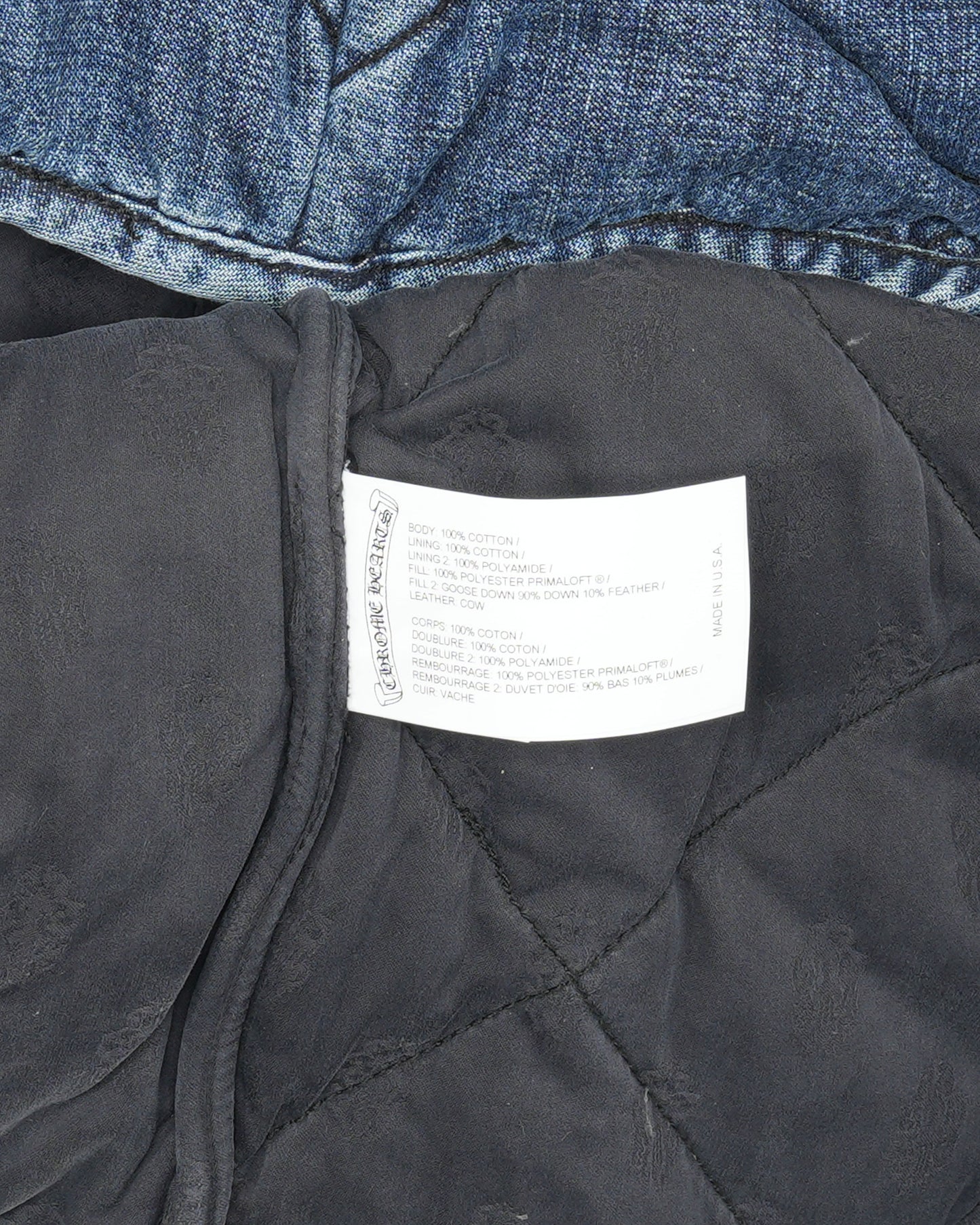 Teenage Kicks Quilted Denim Vest