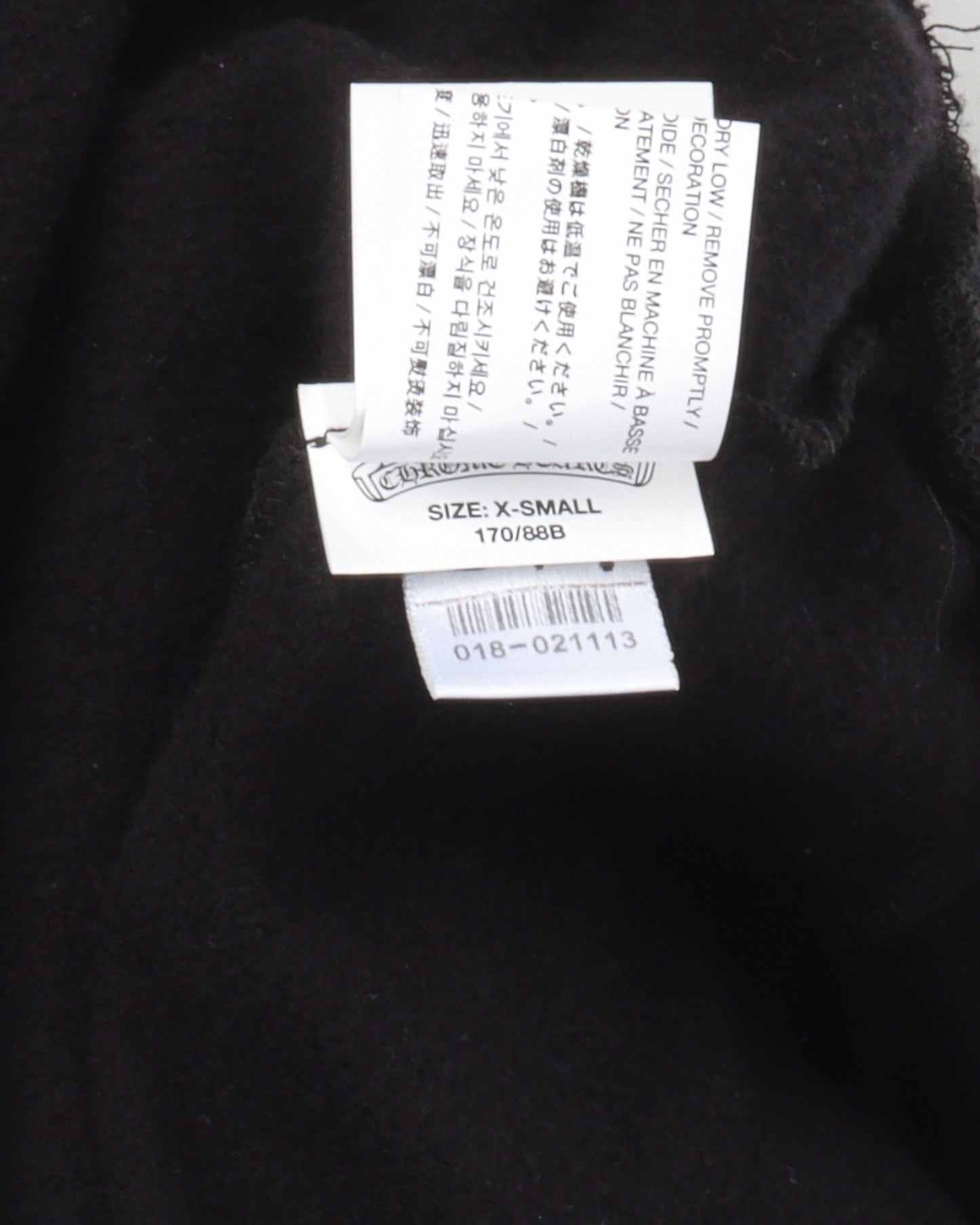 Stencil Sleeve Graphic Hoodie