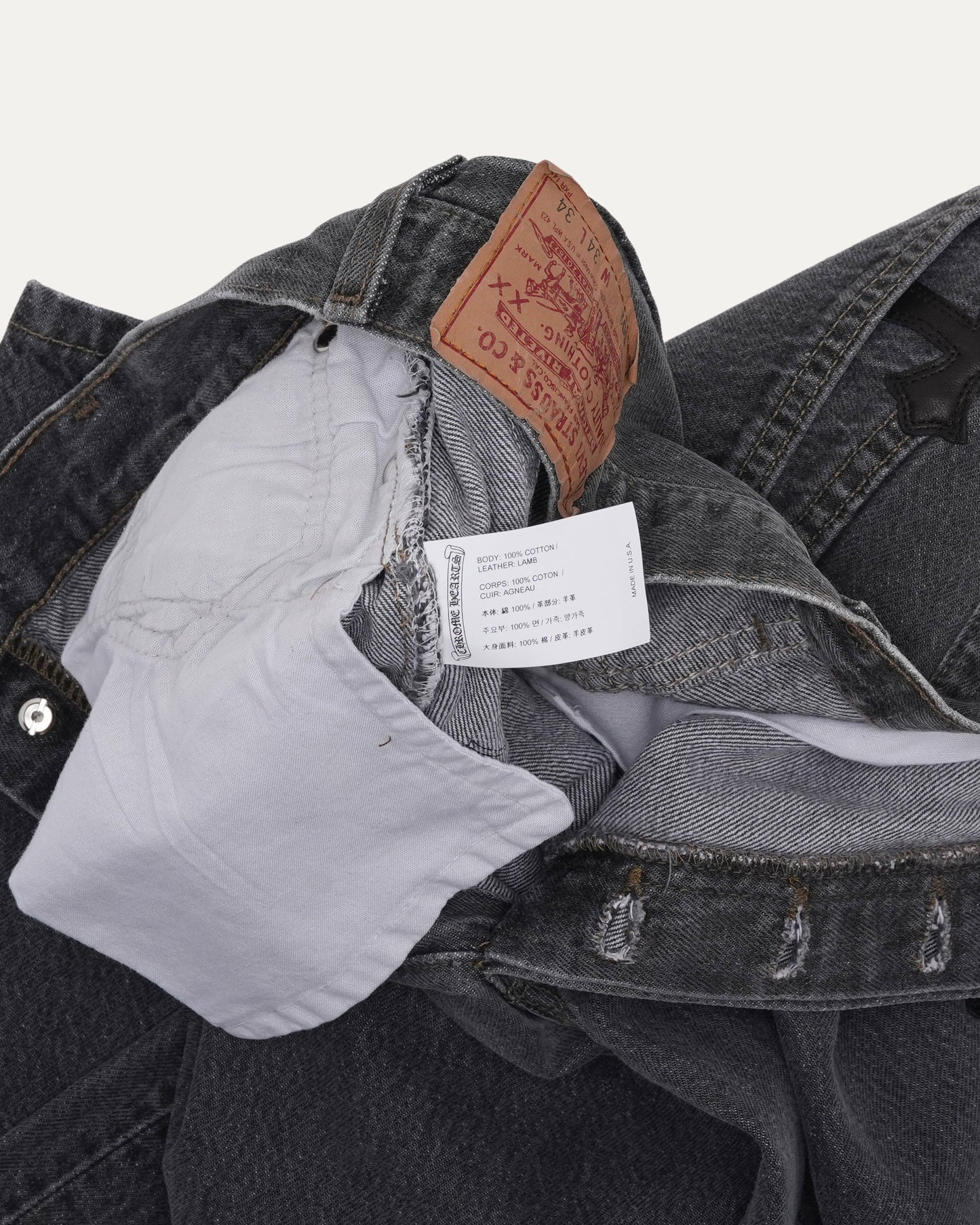 Levi's 501 Cross Patch Jeans