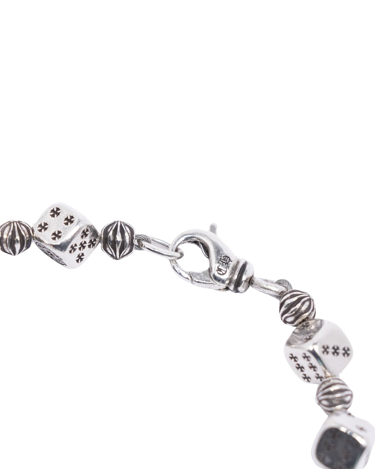Silver Dice Bracelet