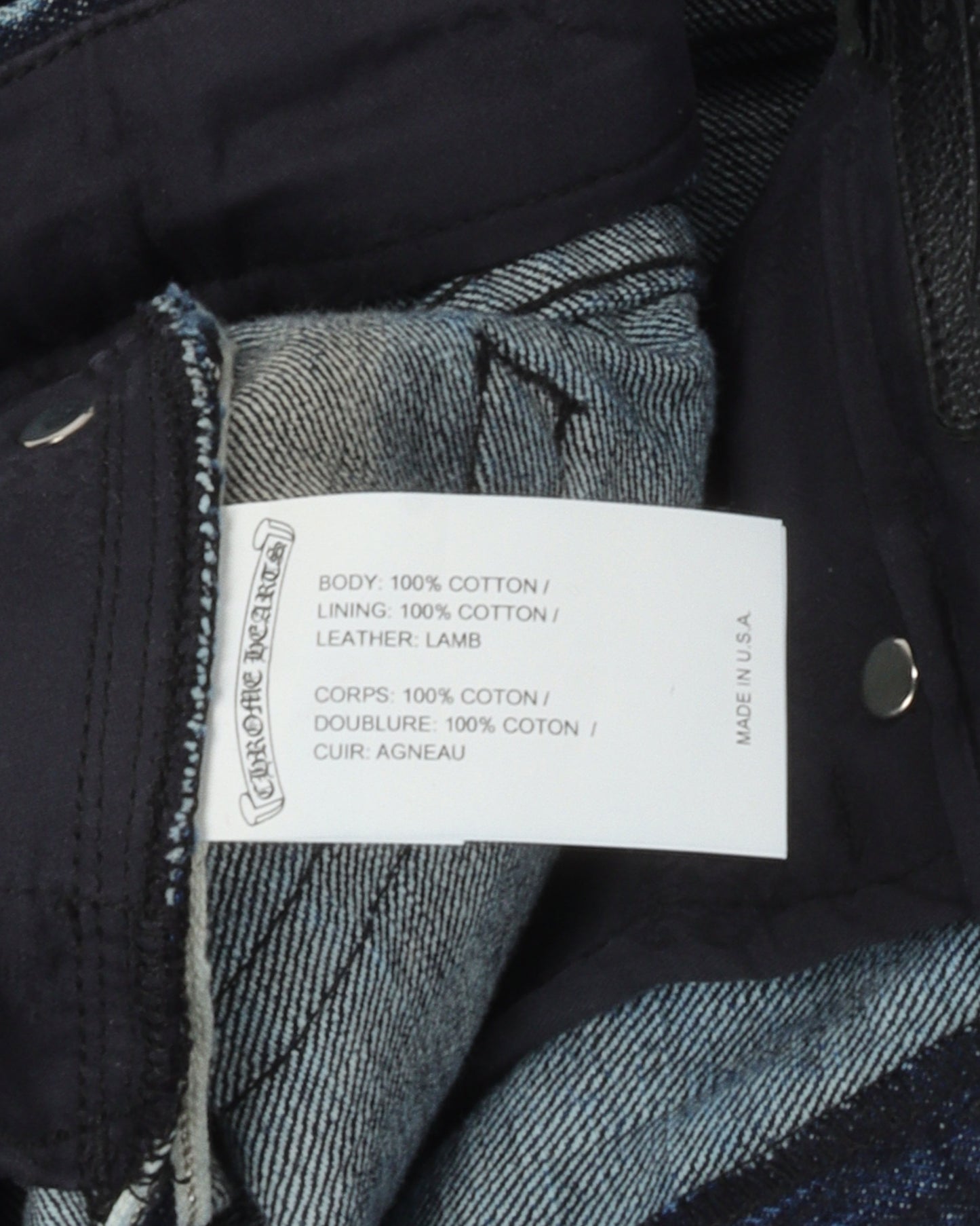 Indigo Cross Patch Jeans