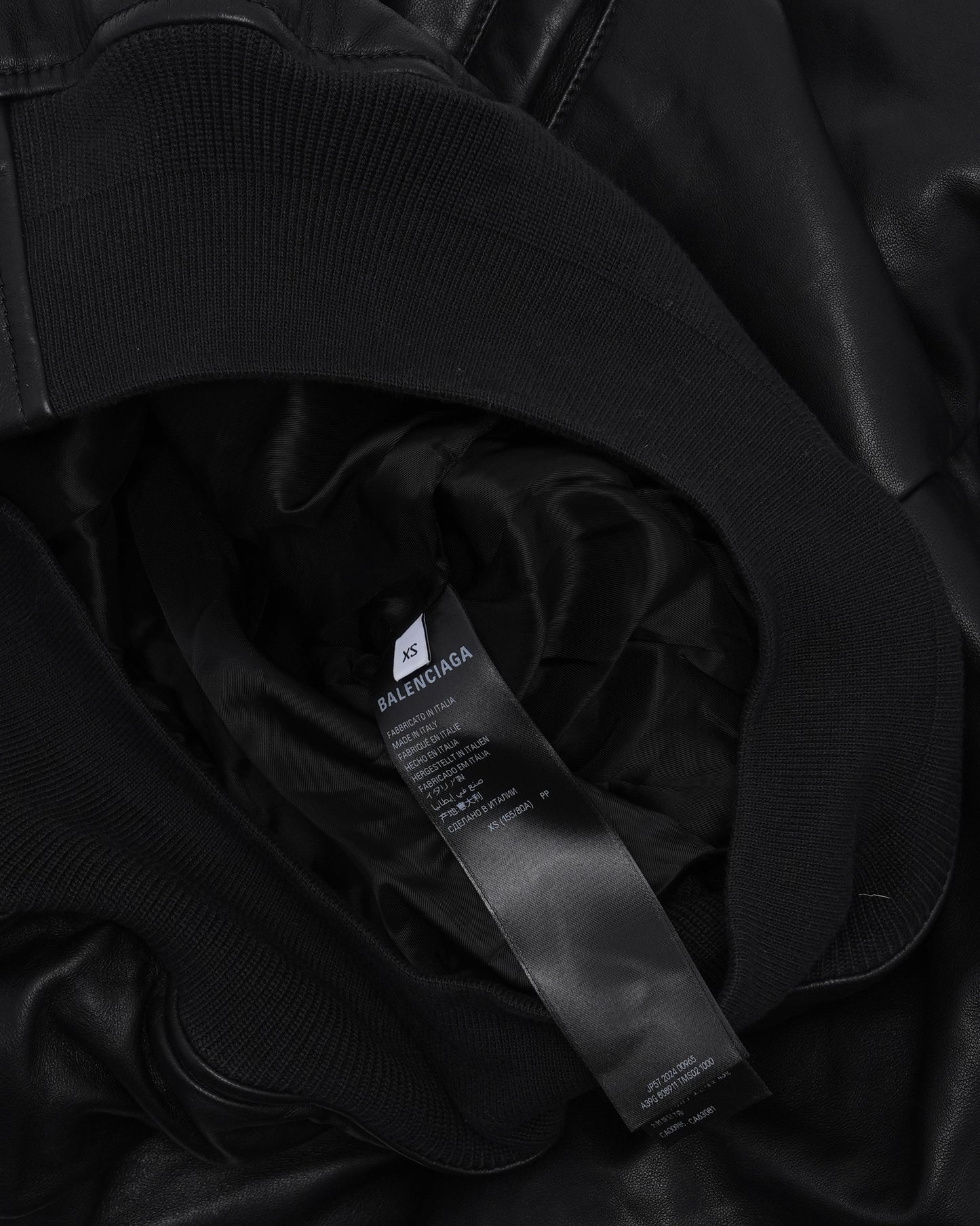 Leather Bomber Jacket