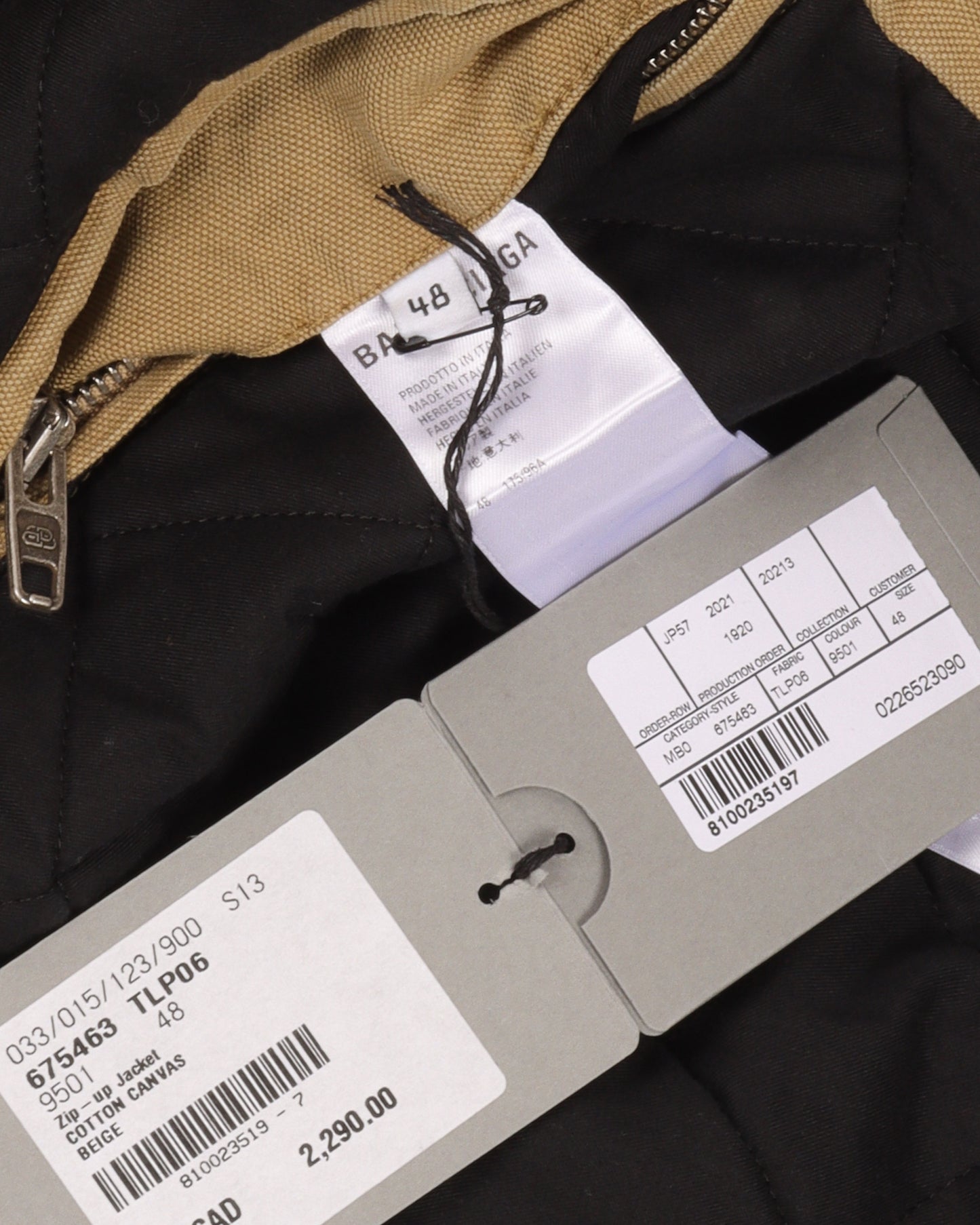 Canvas Zip Up Work Jacket