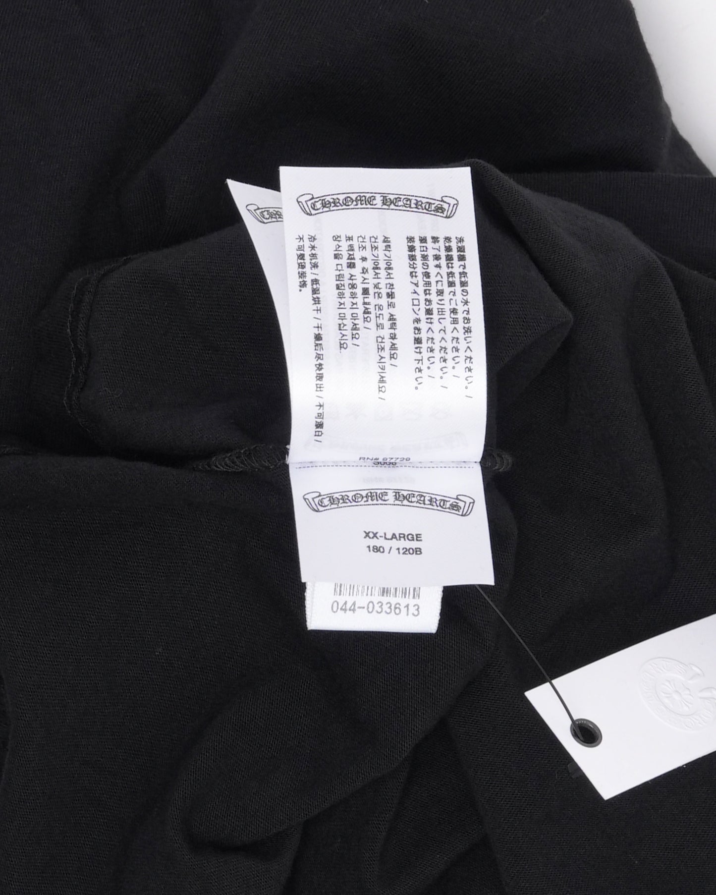 Neck Logo Long Sleeve Pocket T-Shirt